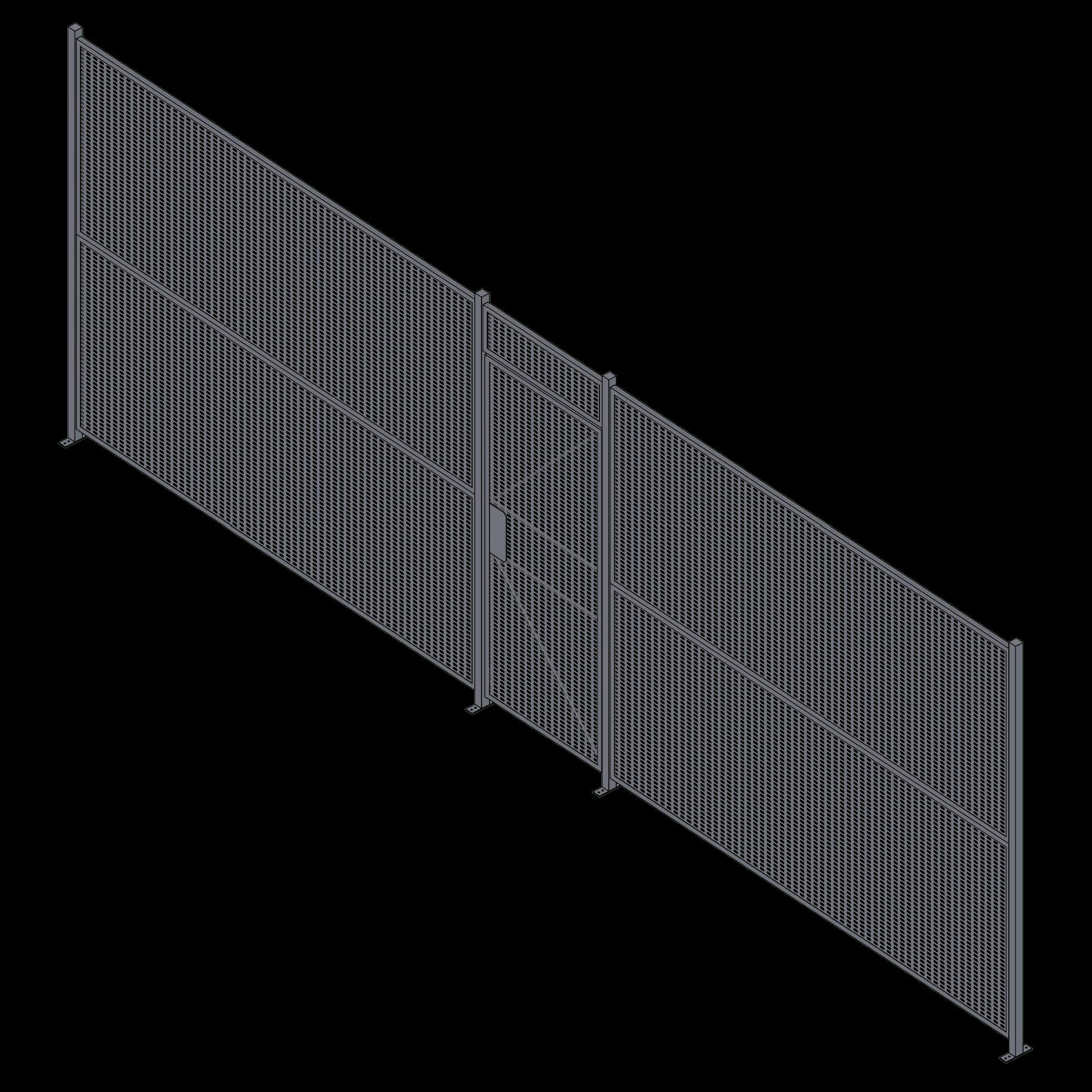 Wire Partition - 1 Sided - Single Hinged - 24 P