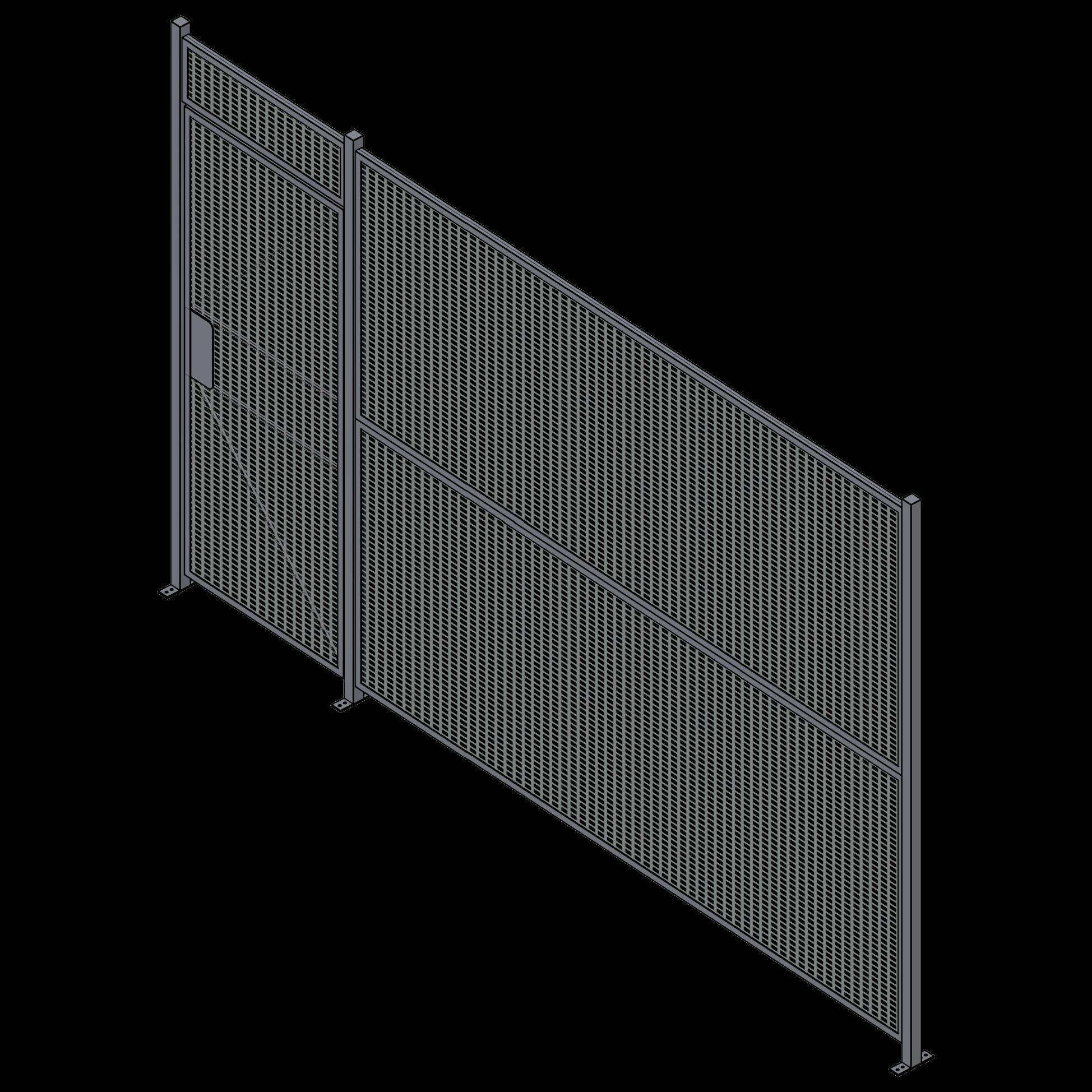 Wire Partition - 1 Sided - Single Hinged - 14 P