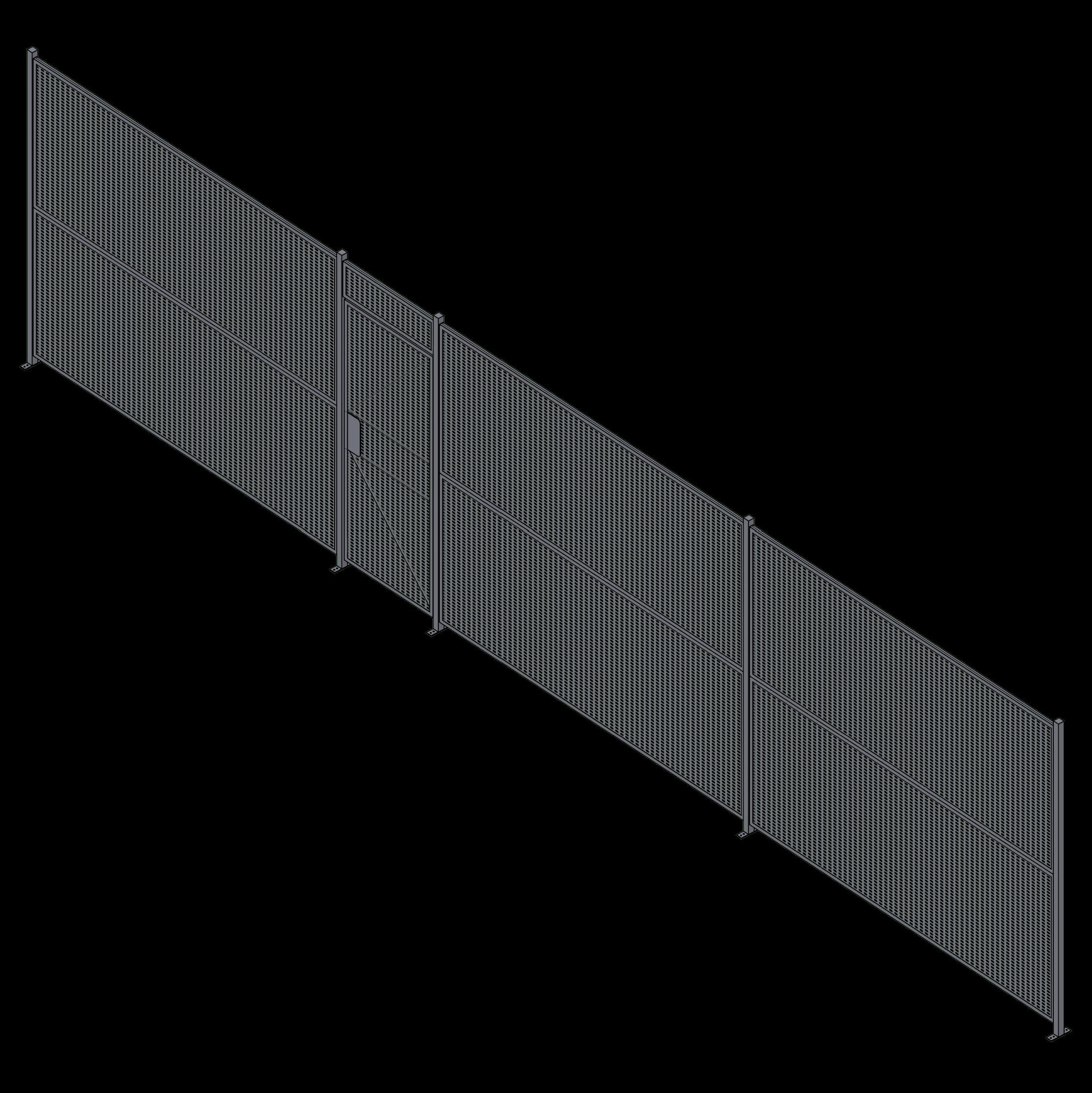 Wire Partition - 1 Sided - Single Hinged - 34 P