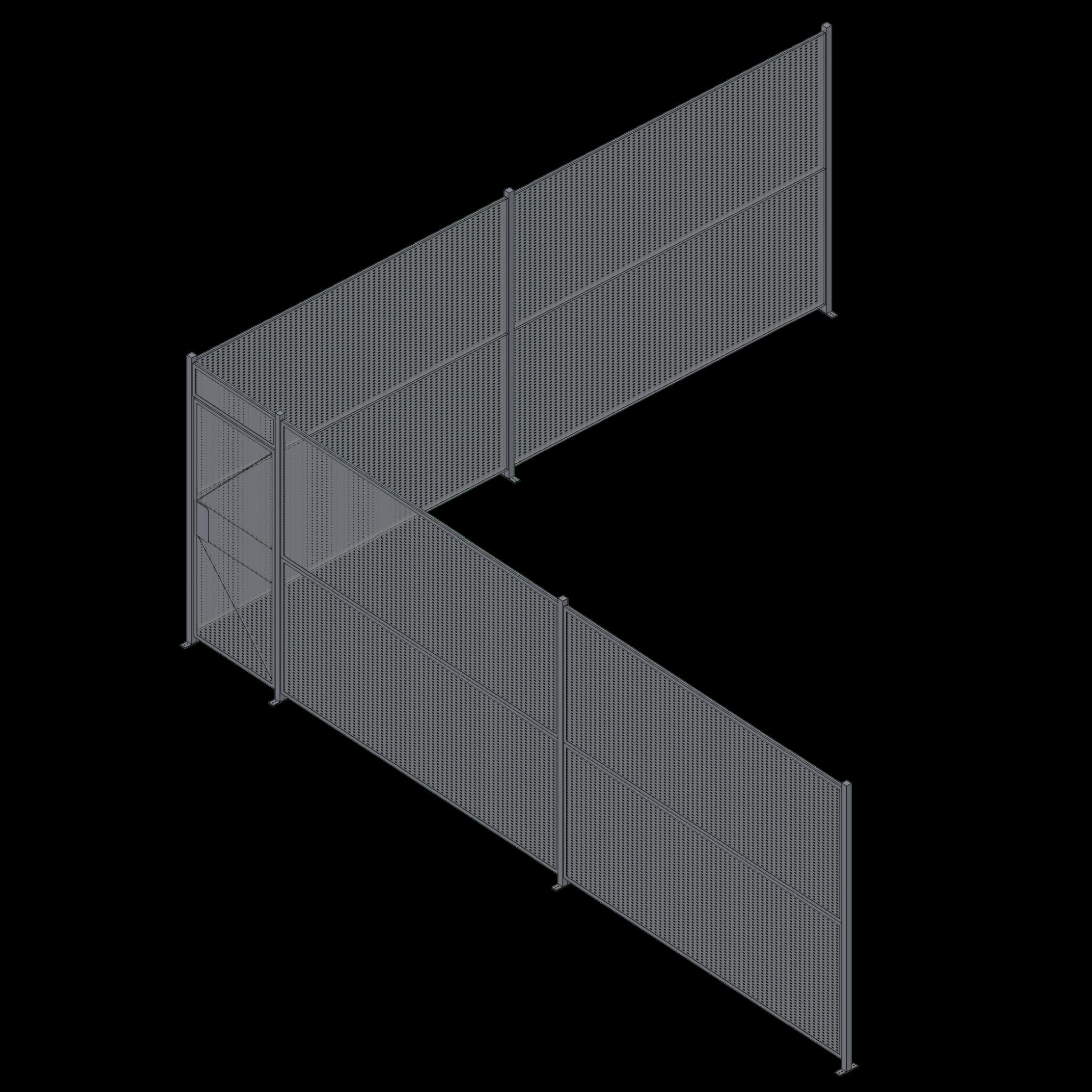 Wire Partition - 2 Sided - Single Hinged - 44 P