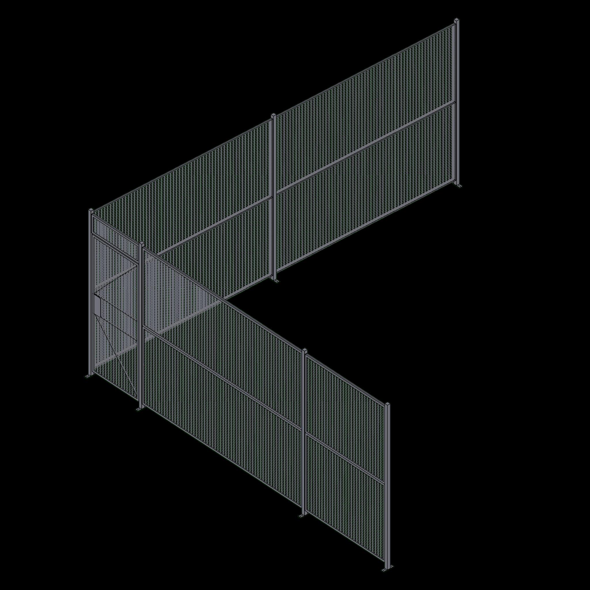 Wire Partition - 2 Sided - Single Hinged - 39 P