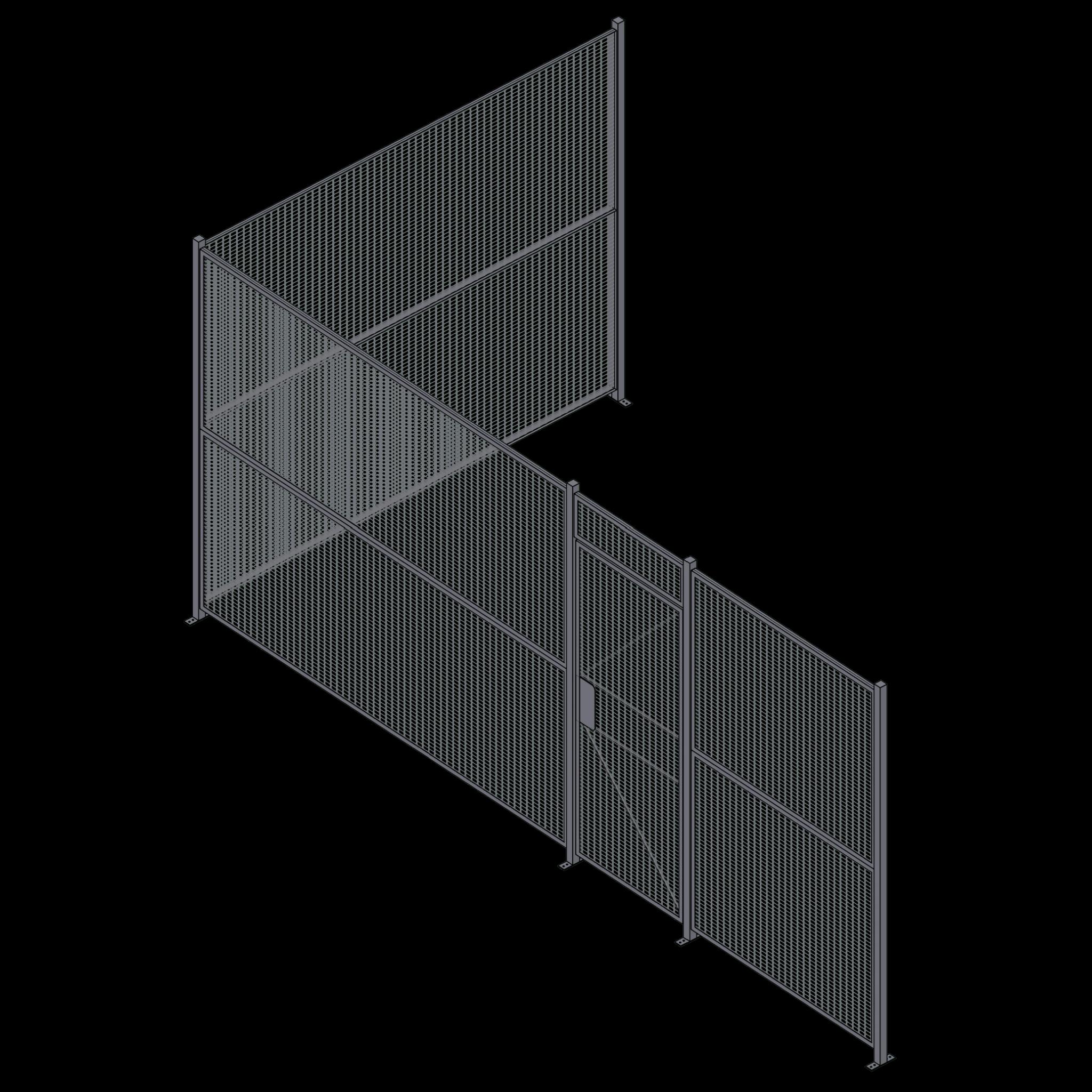 Wire Partition - 2 Sided - Single Hinged - 29 P
