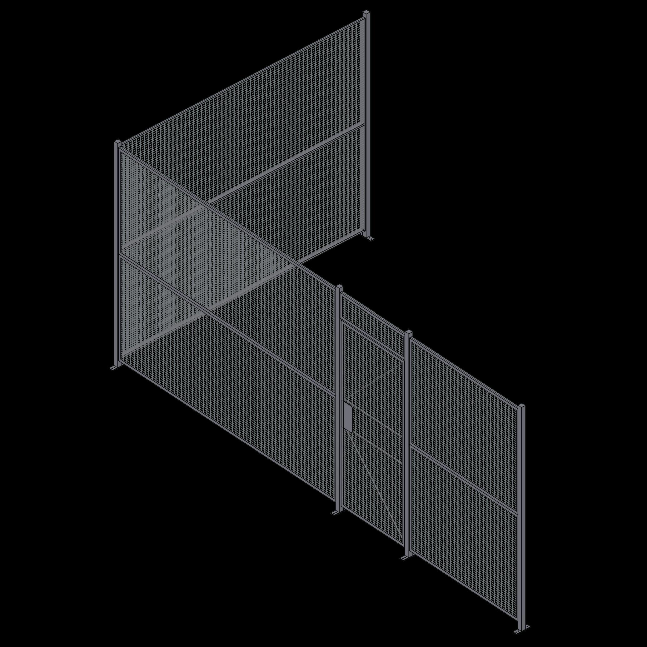 Wire Partition - 2 Sided - Single Hinged - 29 P