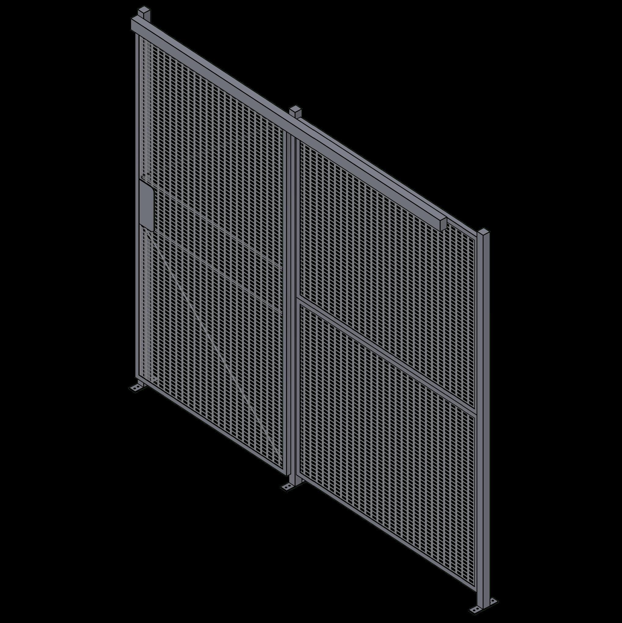 Wire Partition - 1 Sided - Sliding - 10 P