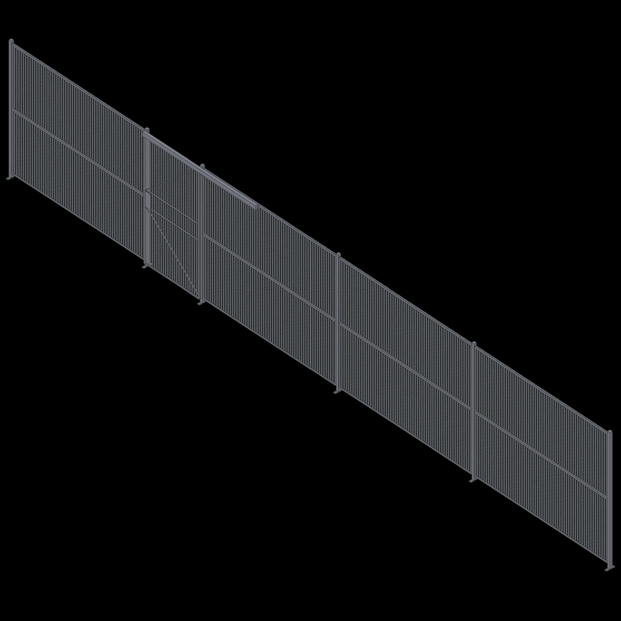 Wire Partition - 1 Sided - Sliding - 45 P