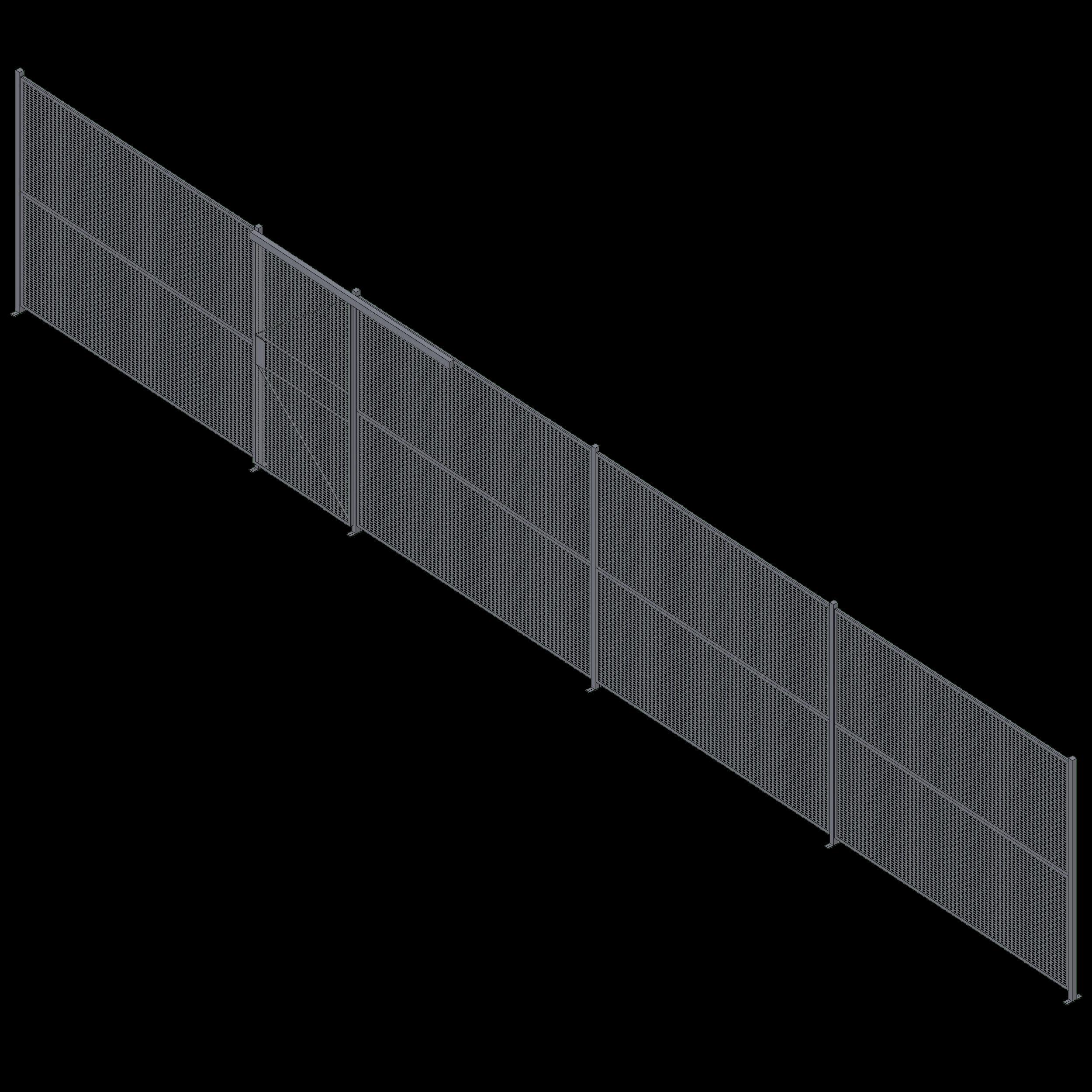 Wire Partition - 1 Sided - Sliding - 45 P