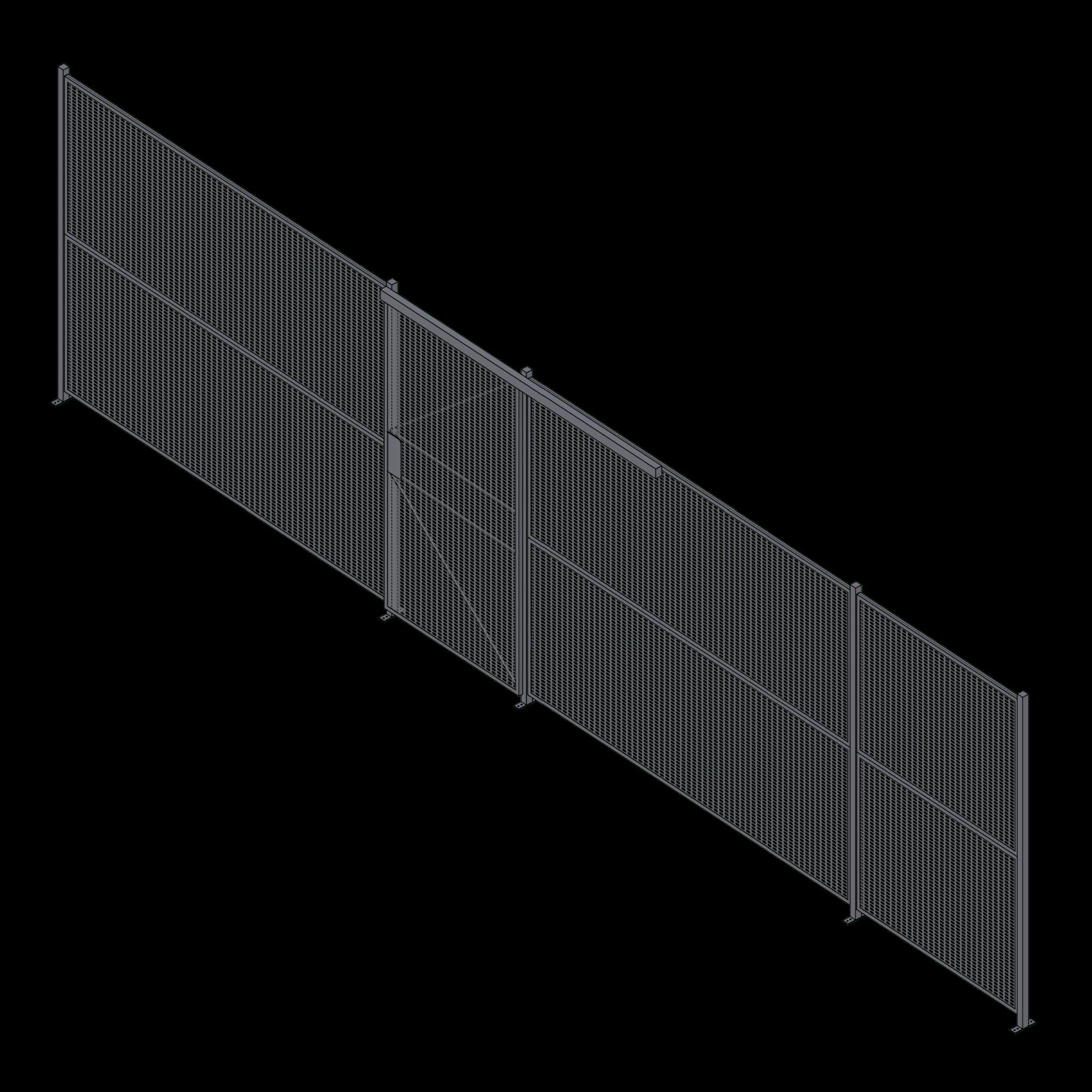 Wire Partition - 1 Sided - Sliding - 30 P