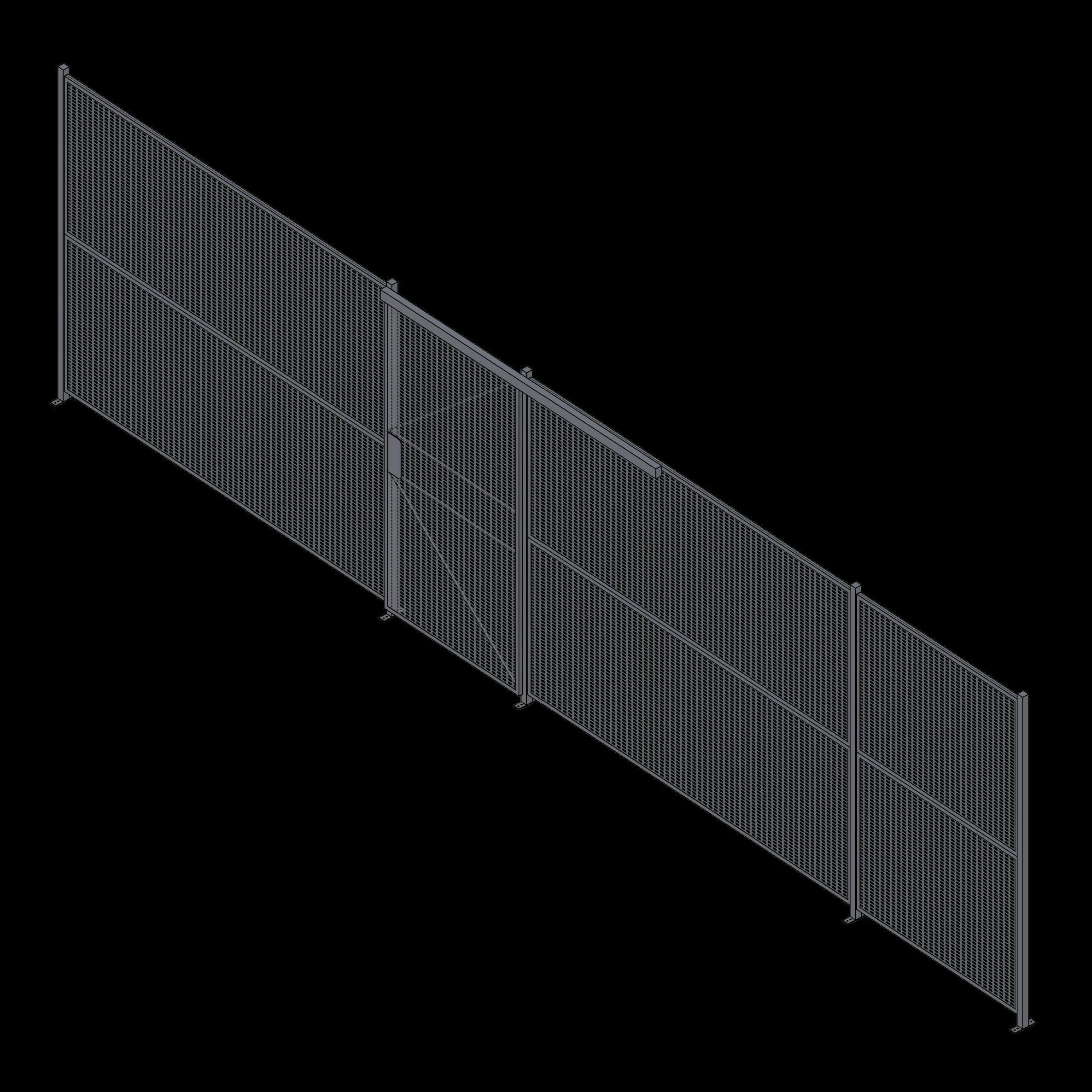 Wire Partition - 1 Sided - Sliding - 30 P