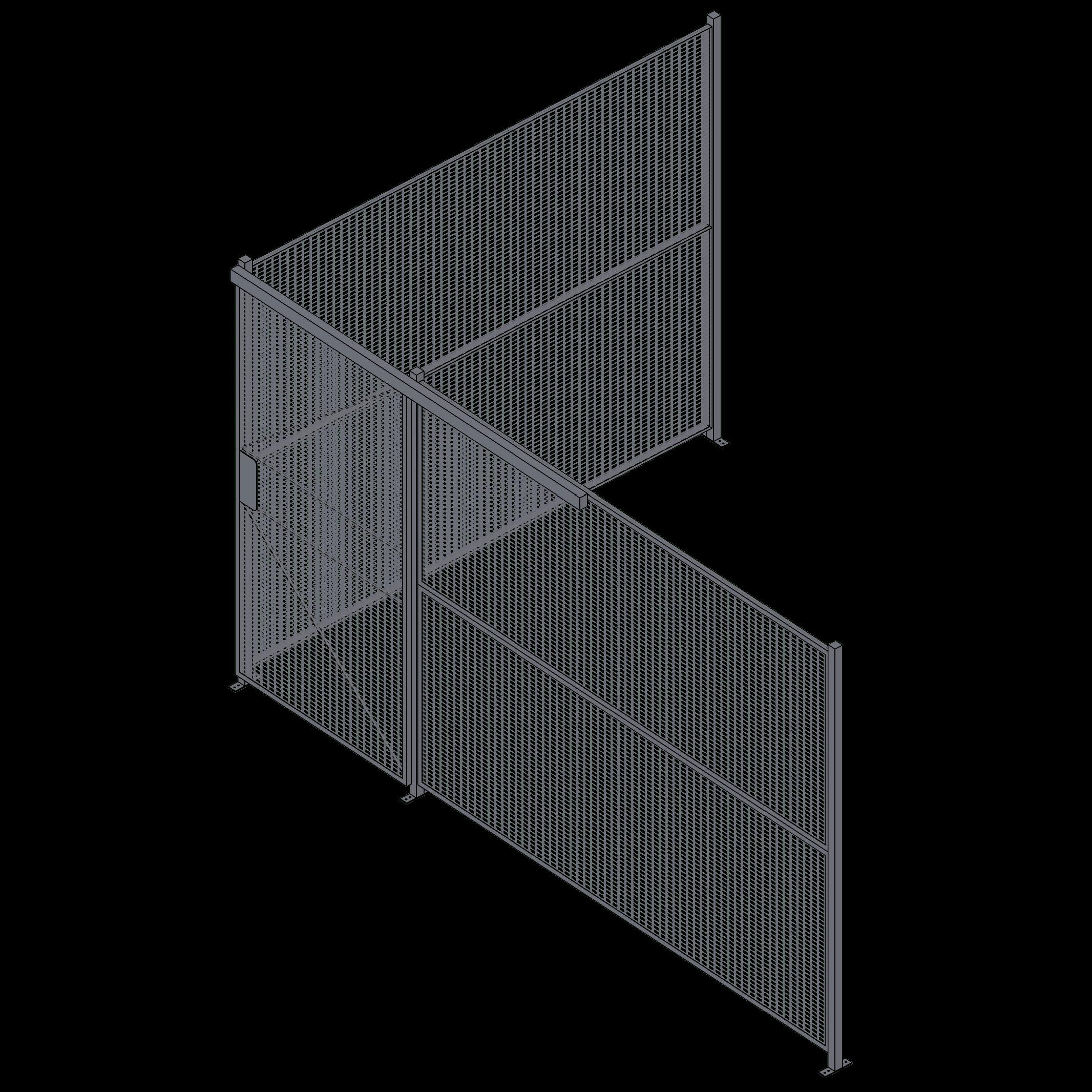 Wire Partition - 2 Sided - Sliding - 25 P