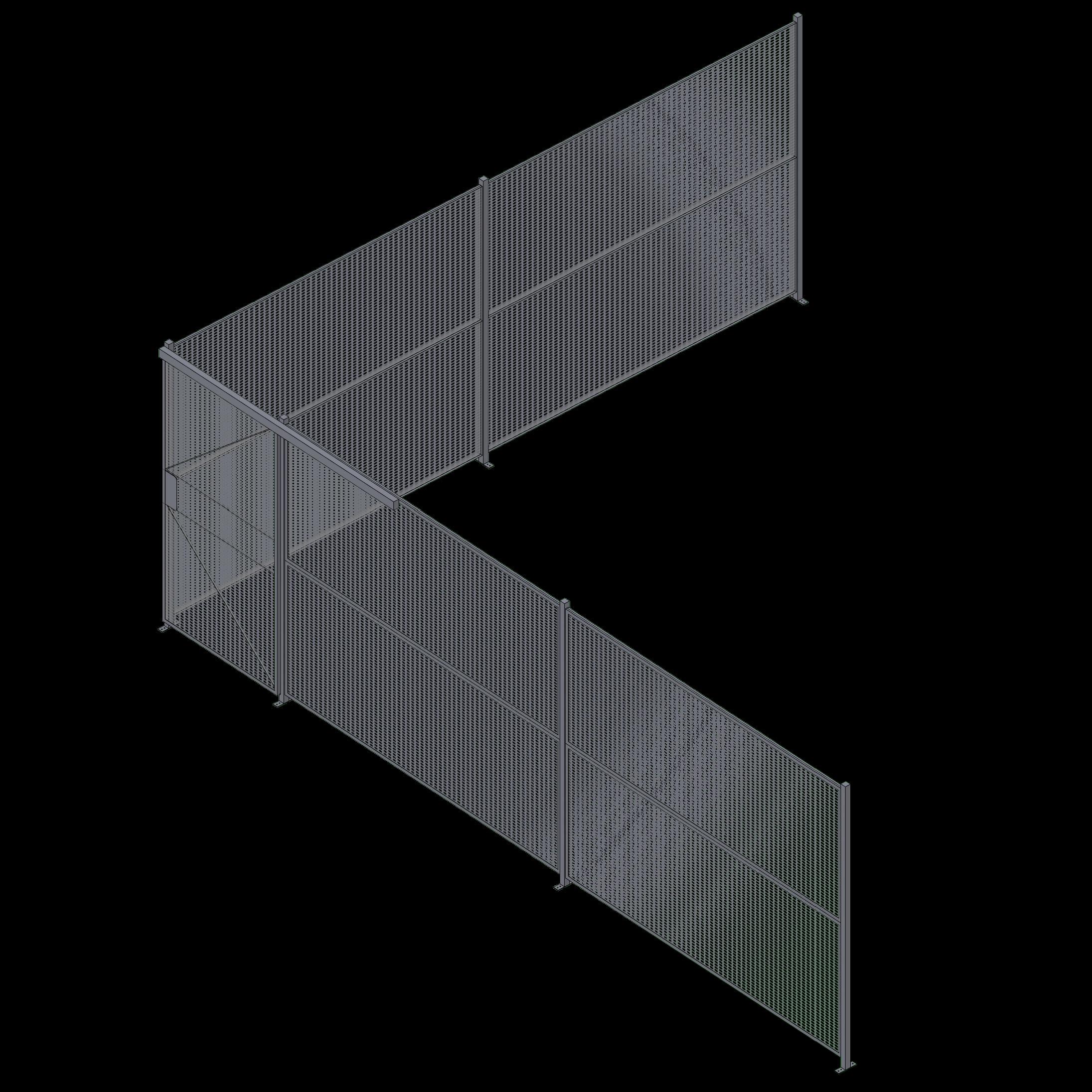 Wire Partition - 2 Sided - Sliding - 45 P