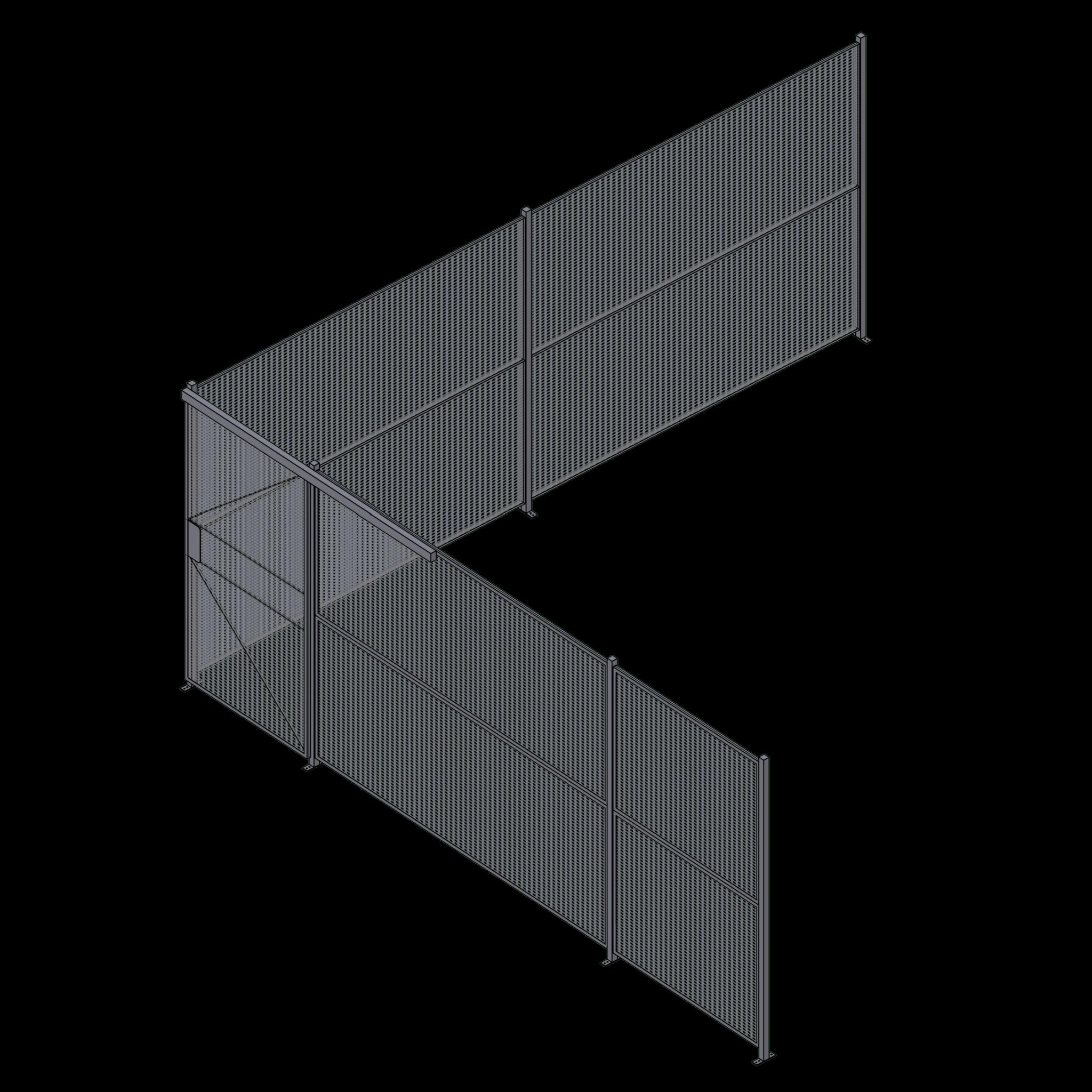 Wire Partition - 2 Sided - Sliding - 40 P