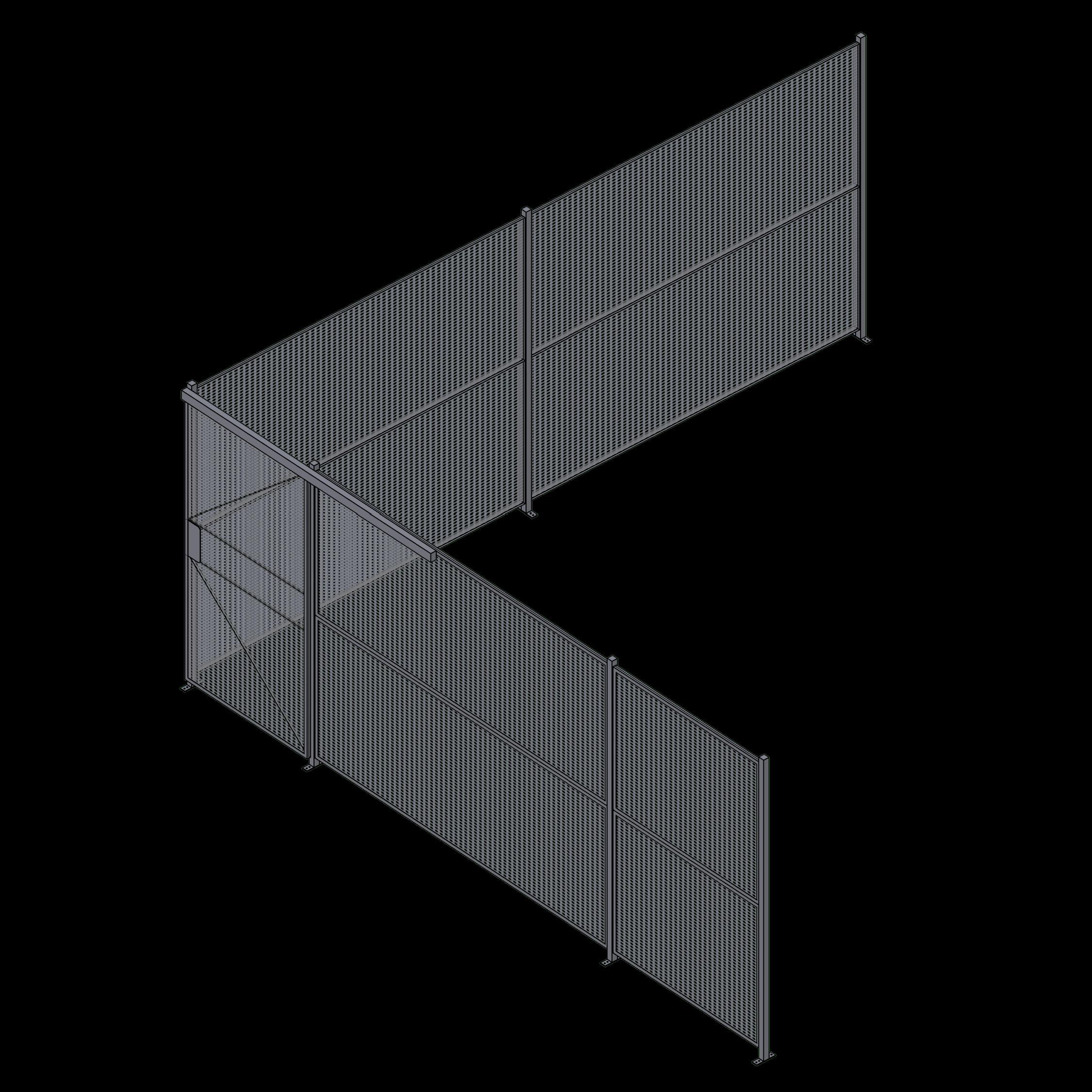 Wire Partition - 2 Sided - Sliding - 40 P