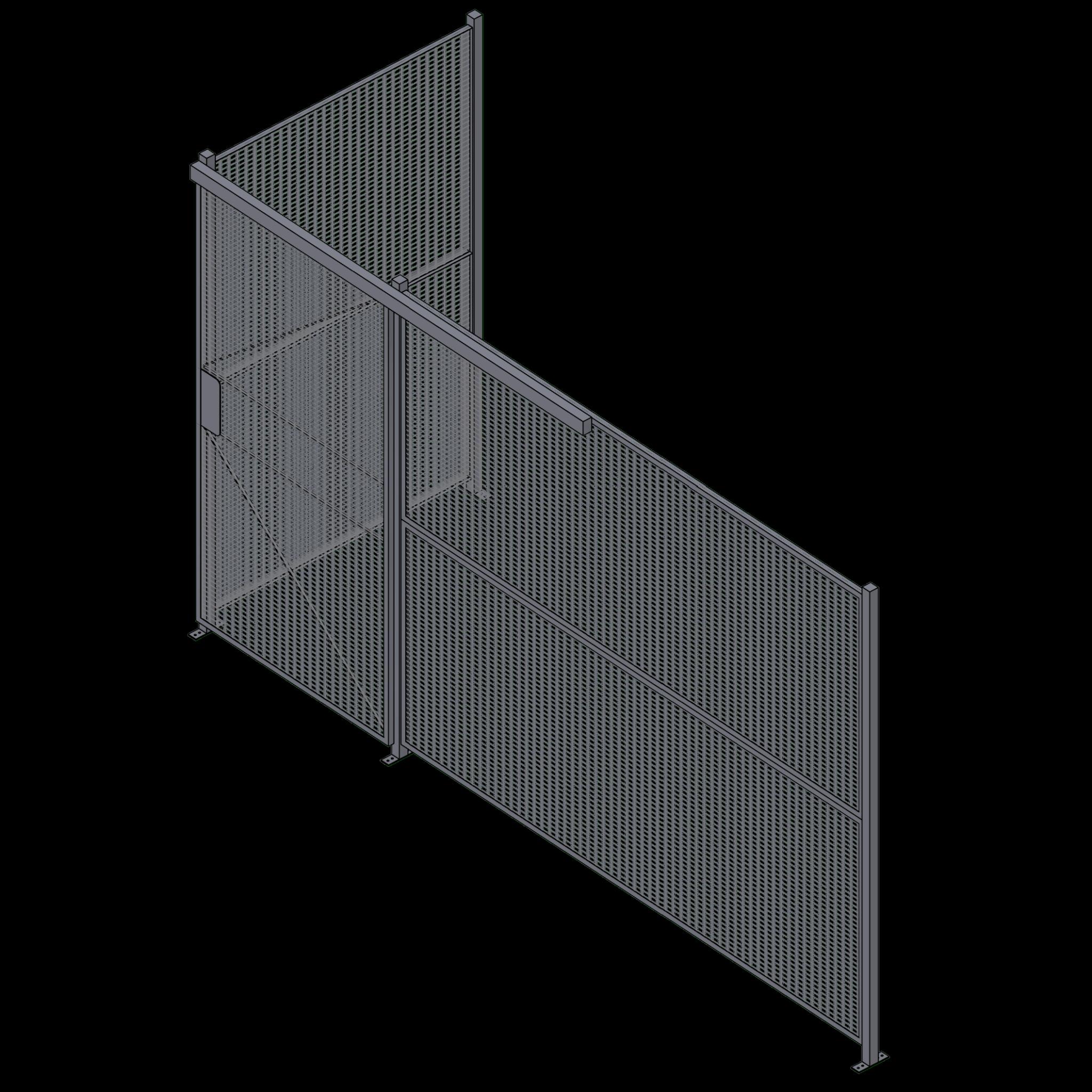 Wire Partition - 2 Sided - Sliding - 20 P
