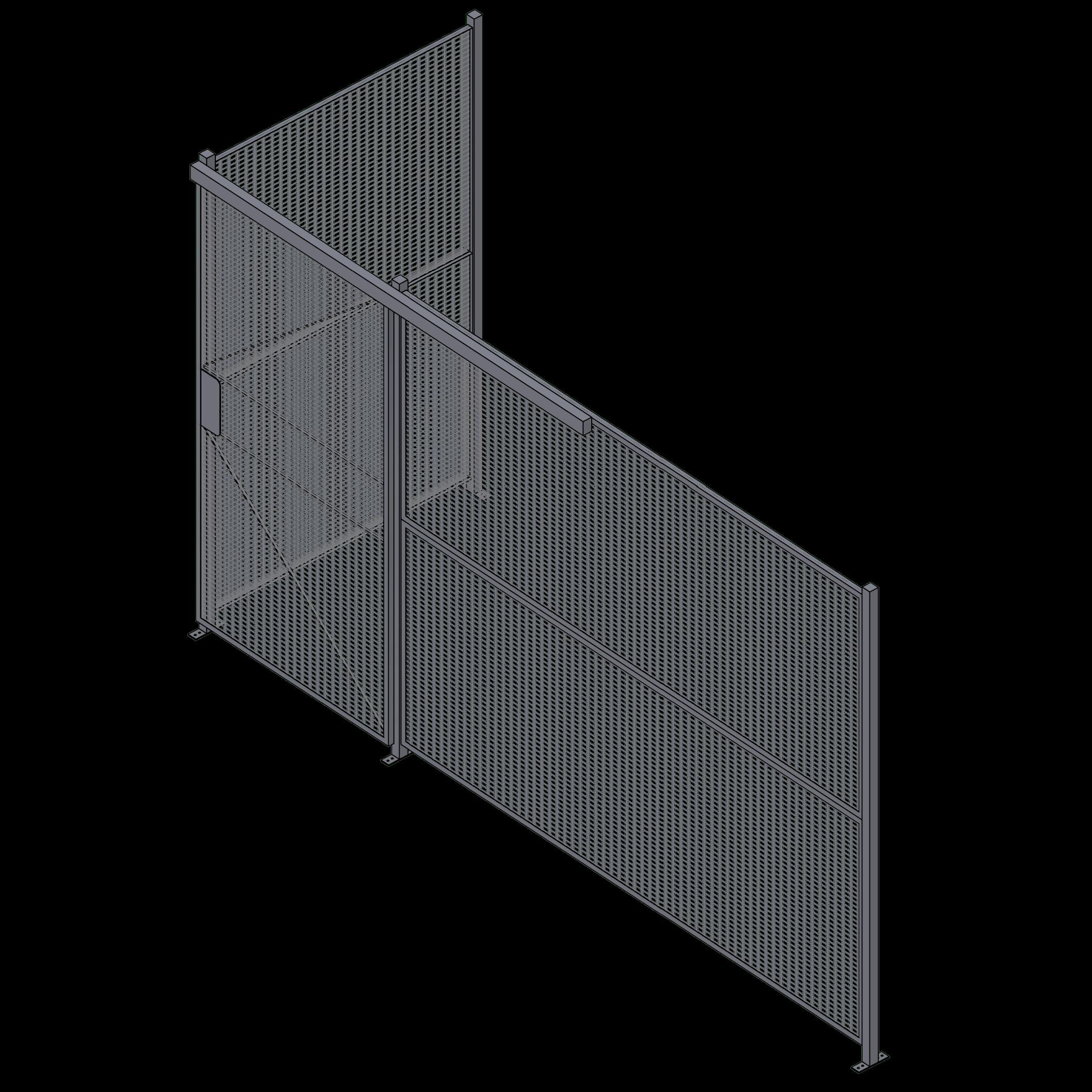 Wire Partition - 2 Sided - Sliding - 20 P