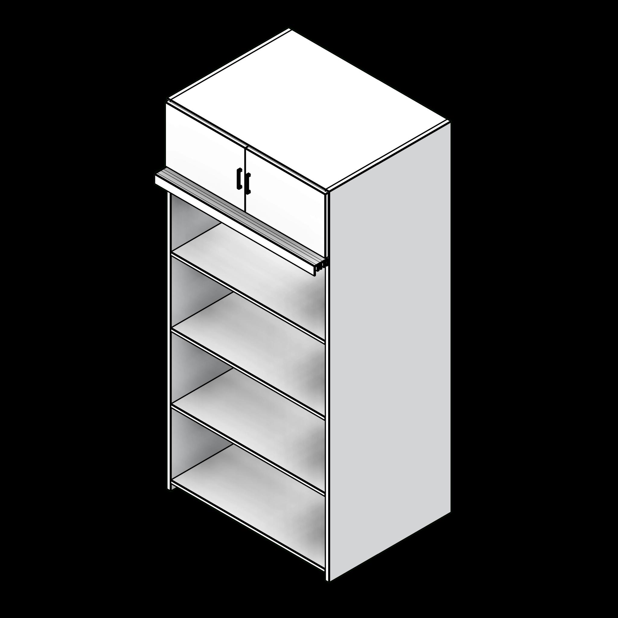  SSG Wall Classroom Storage PCS Shelves