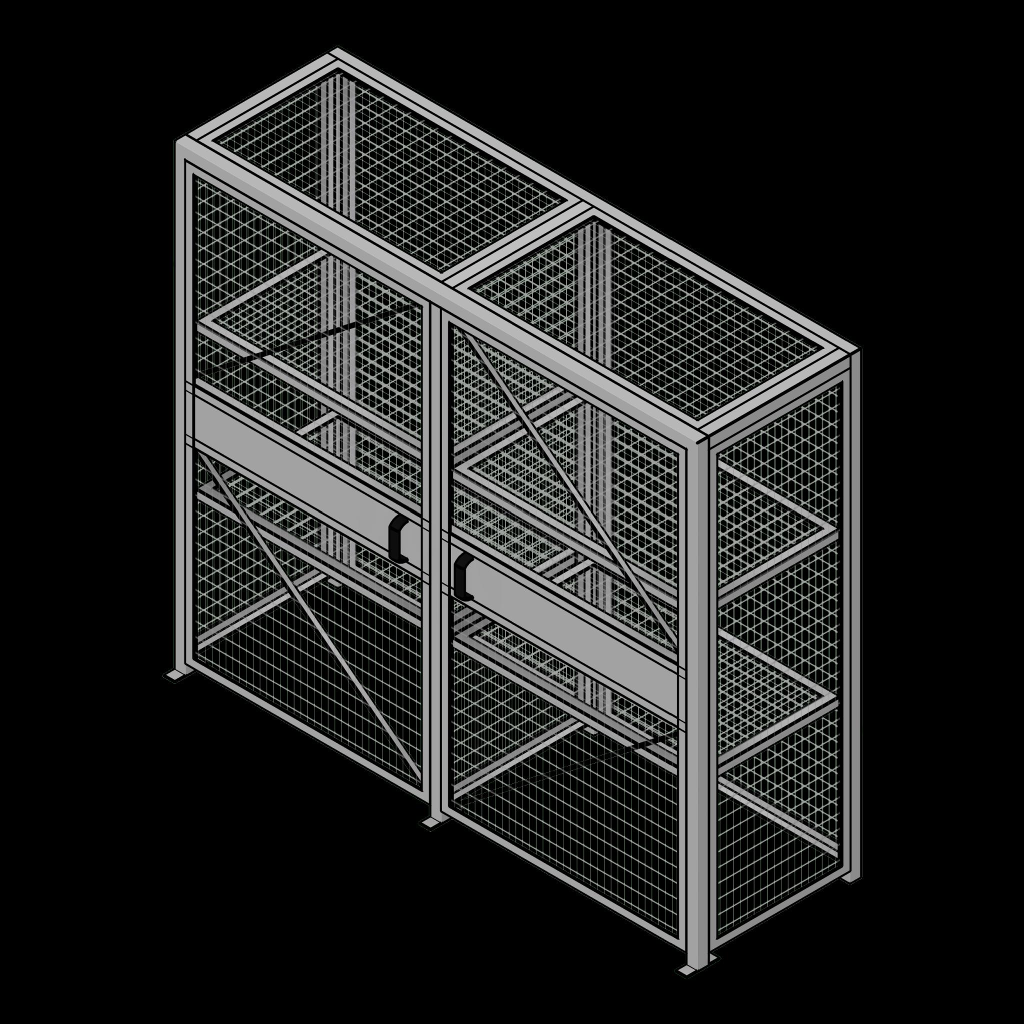 SSG Locker Standalone Wire PWR 96x30 G1
