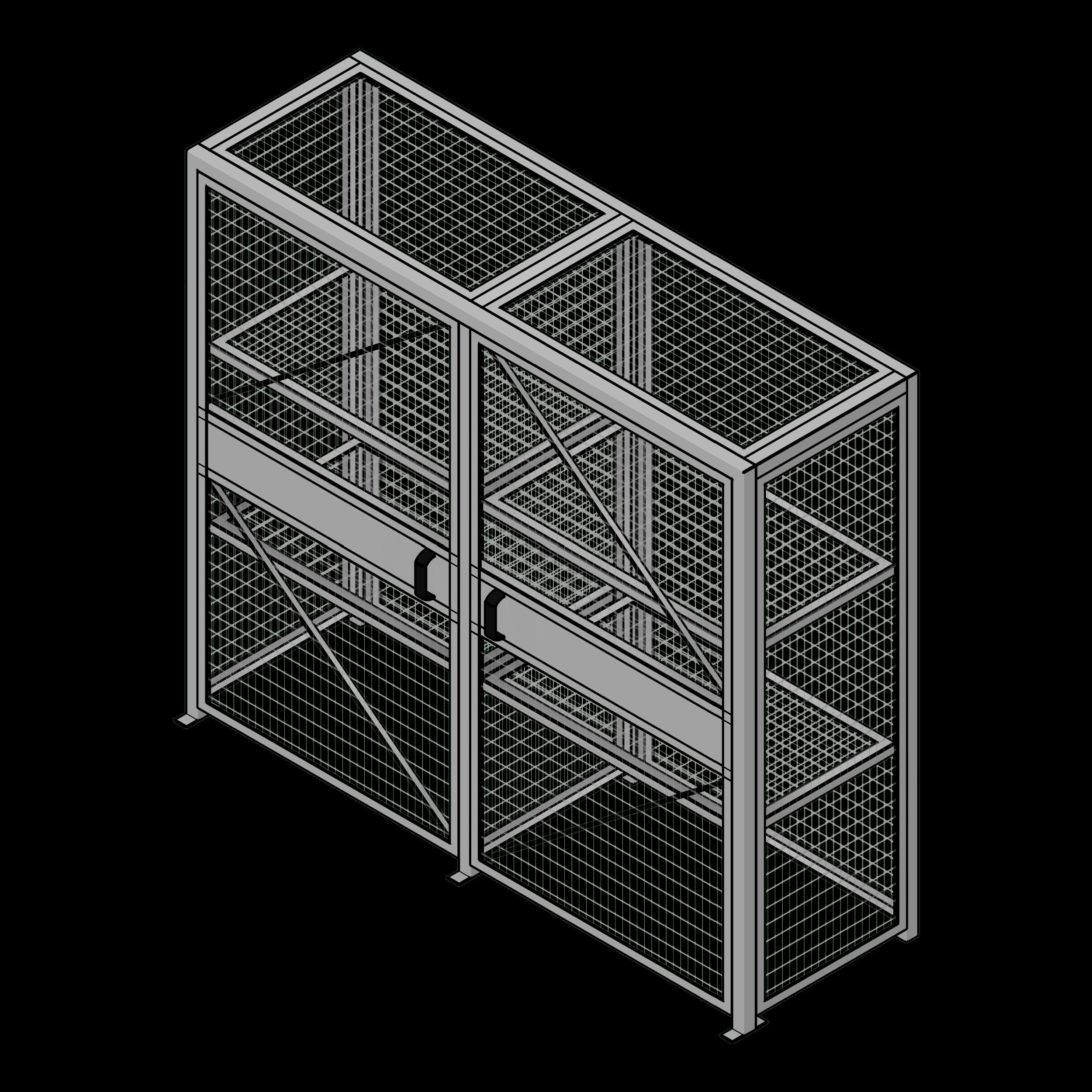 SSG Locker Standalone Wire PWR 96x30 G1