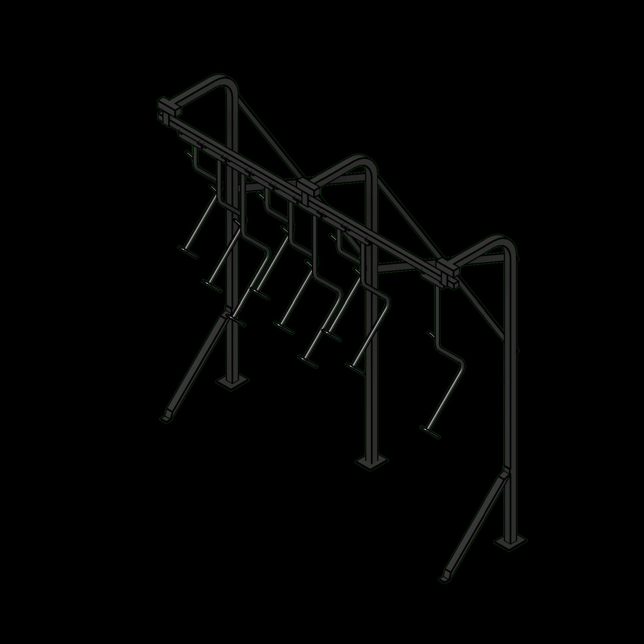 SSG Rack Bike Sliding Hook Floor PCS