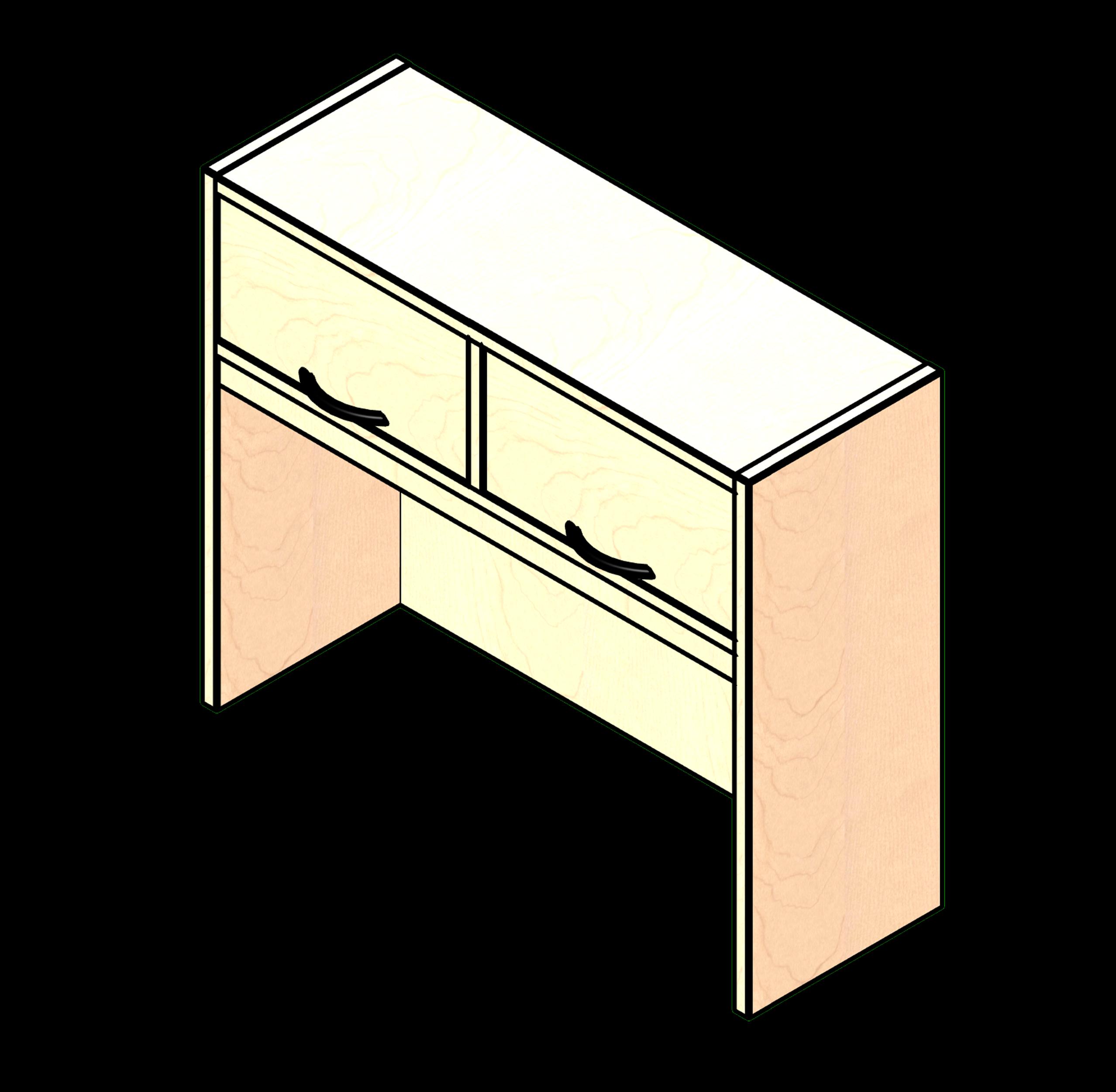 SSG Executive Overhead Storage LAM Retractable Doors