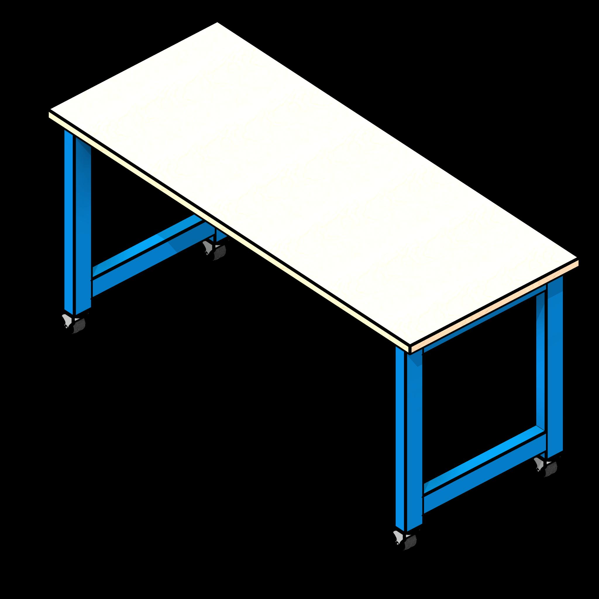 SSG Table EPIC Powder Coated Steel 72x30