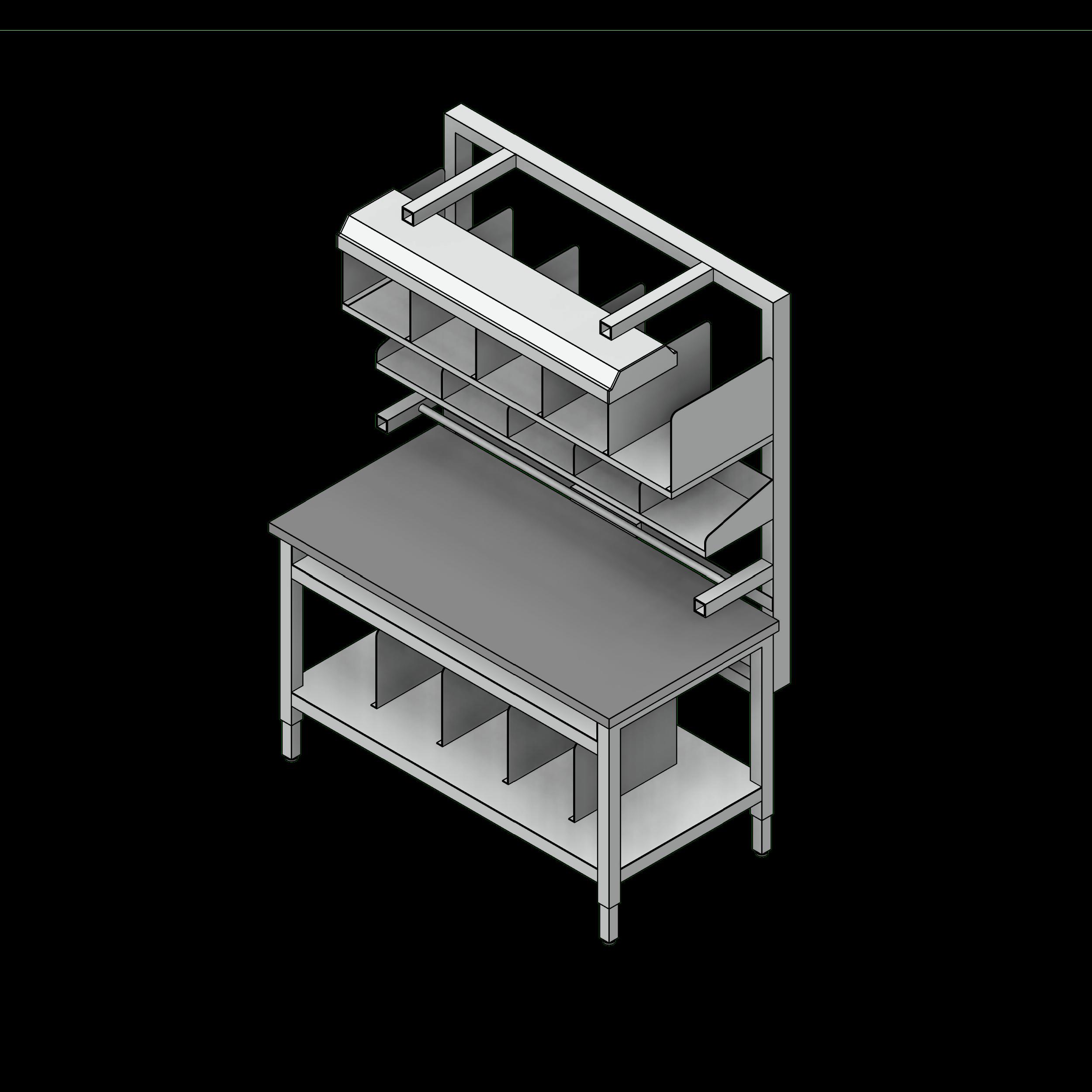 SSG Workstation Packaging PCS Stainless