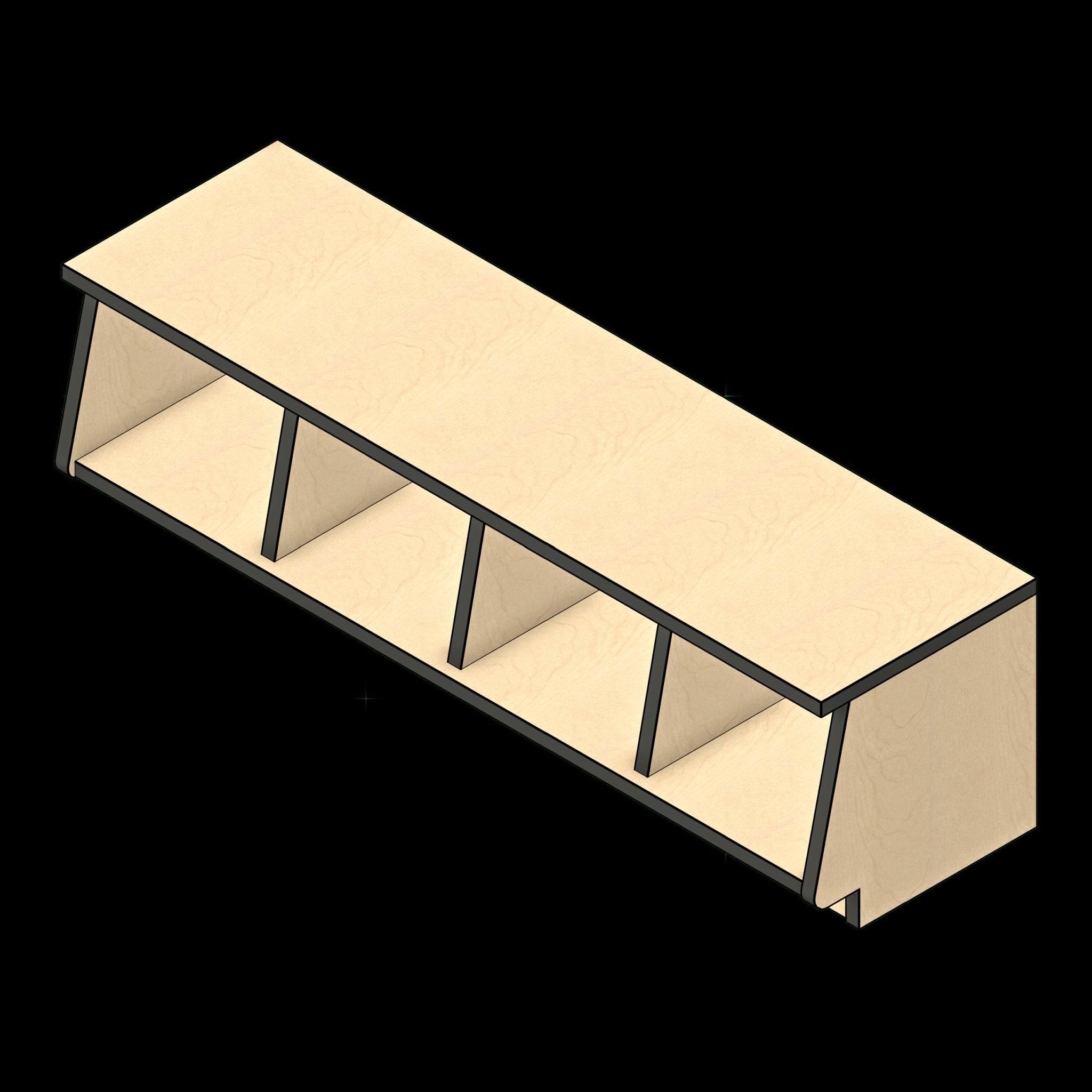 SSG Bench Cubbie LAM 4 Openings