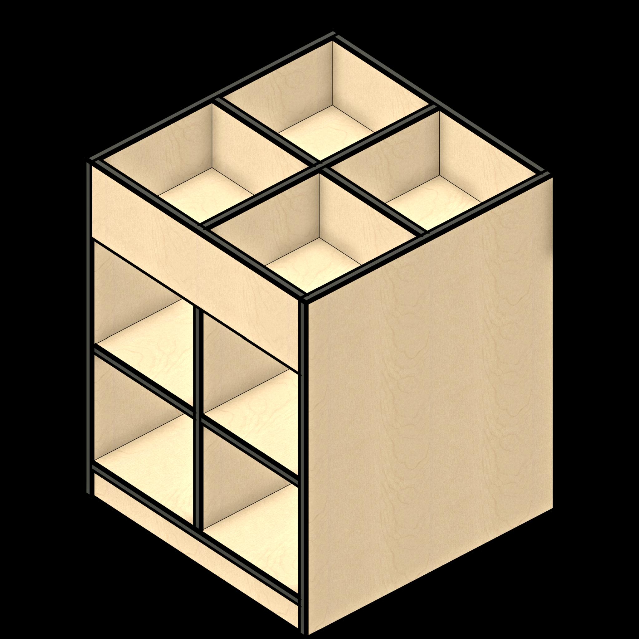 SSG Cart Book Browse Double Sided LAM 4 Cubbie