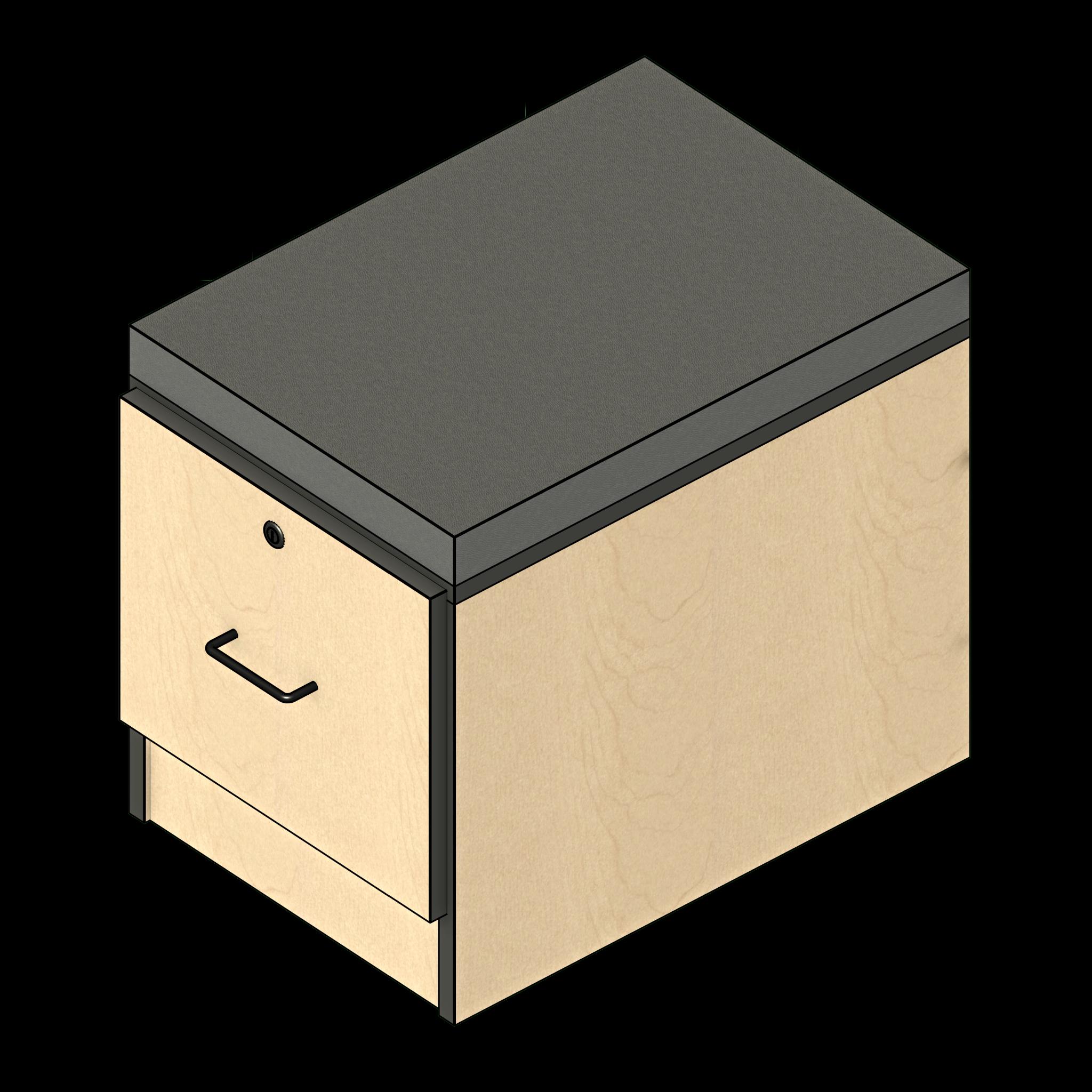  SSG Cabinet Under Desk LAM 1 File Drawer