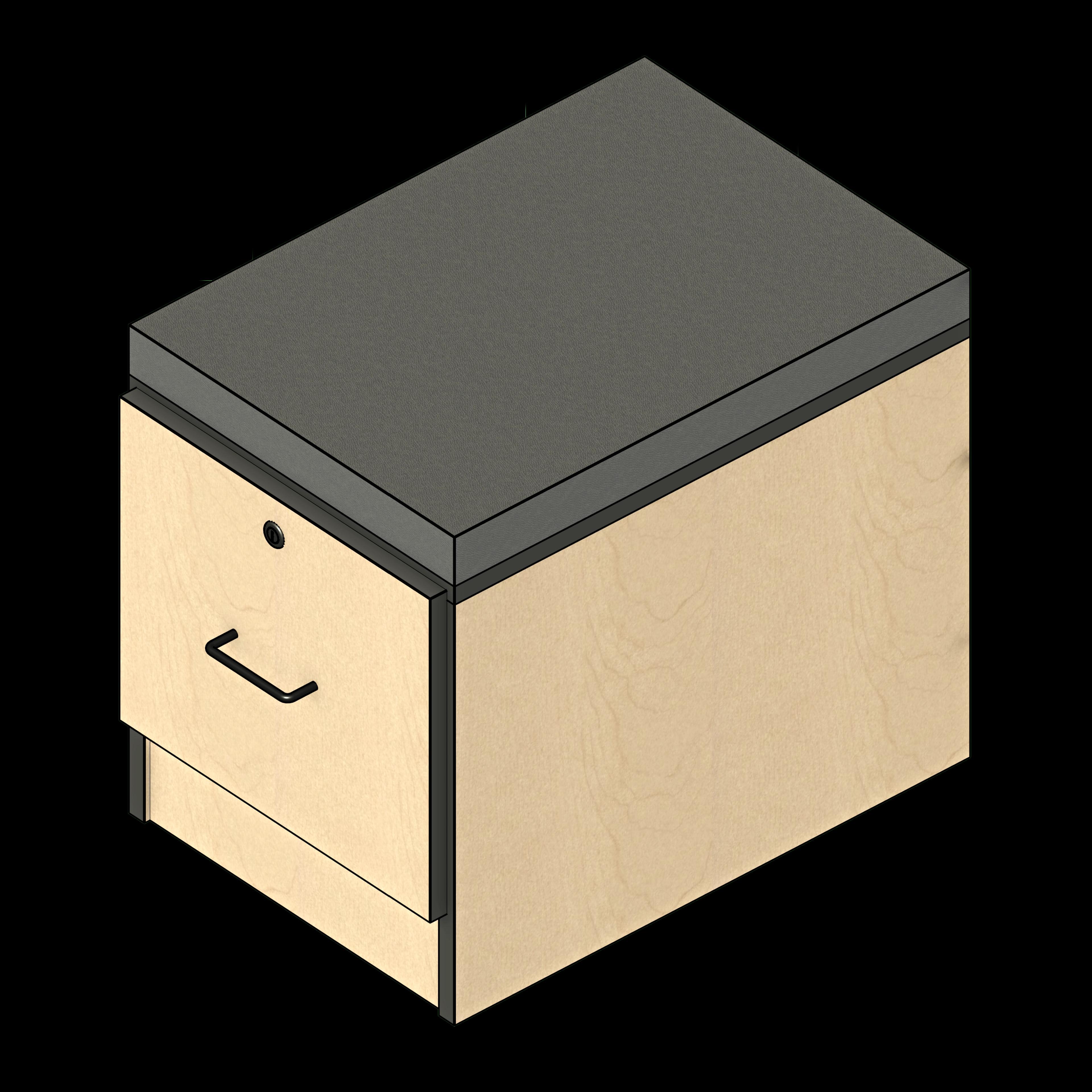  SSG Cabinet Under Desk LAM 1 File Drawer