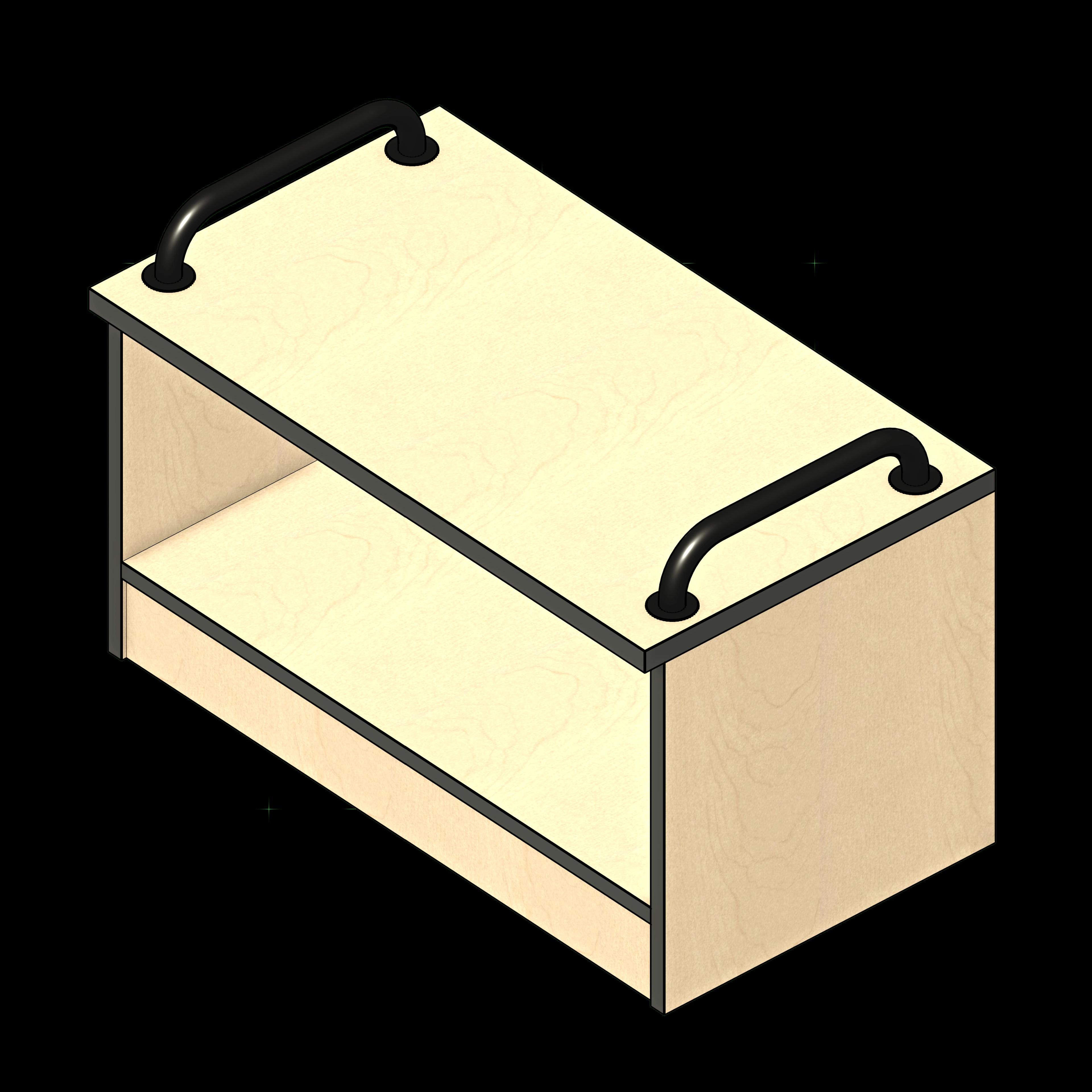  SSG Cart Under Desk LAM 321818