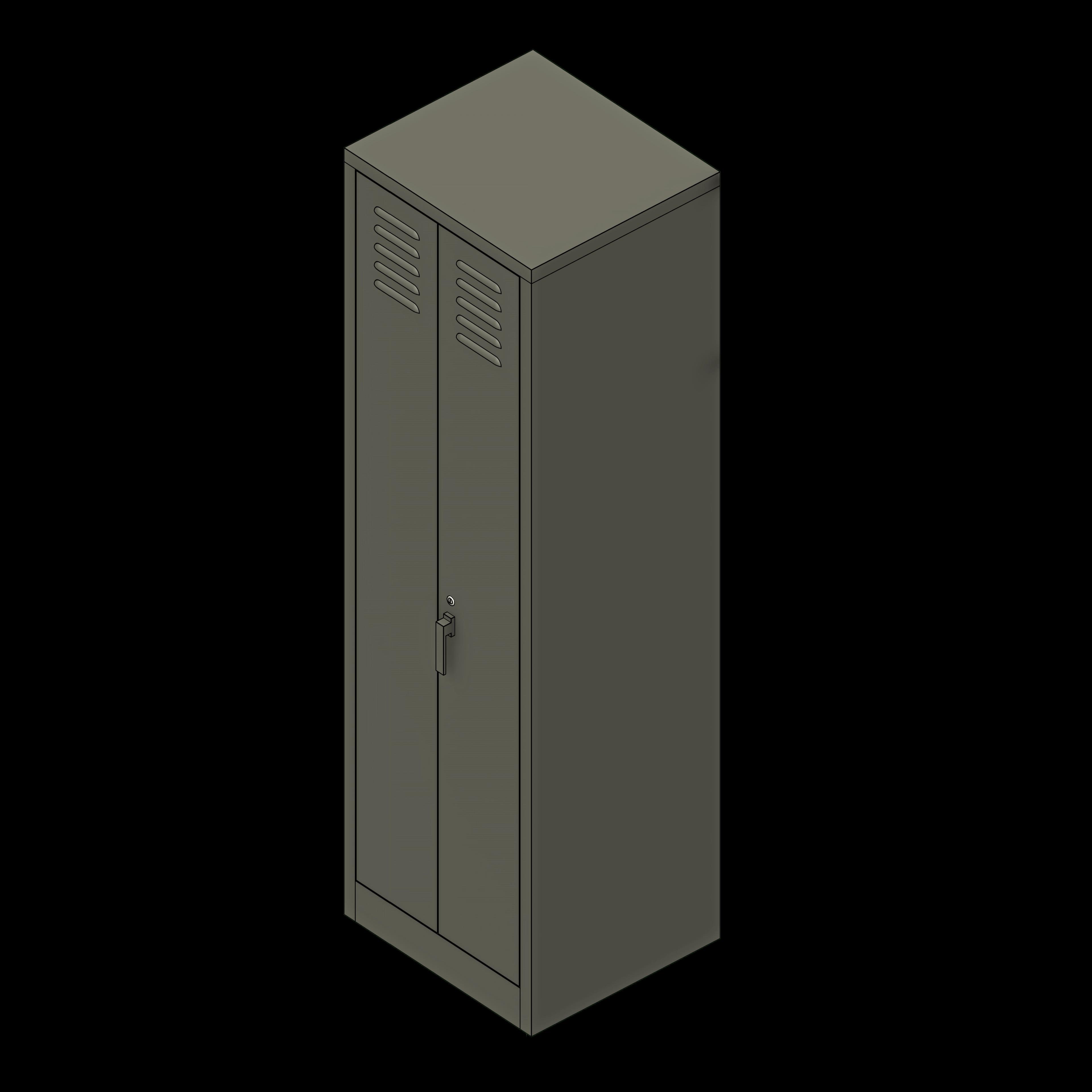 SSG Cabinet Janitor SST 25 Wide Closed