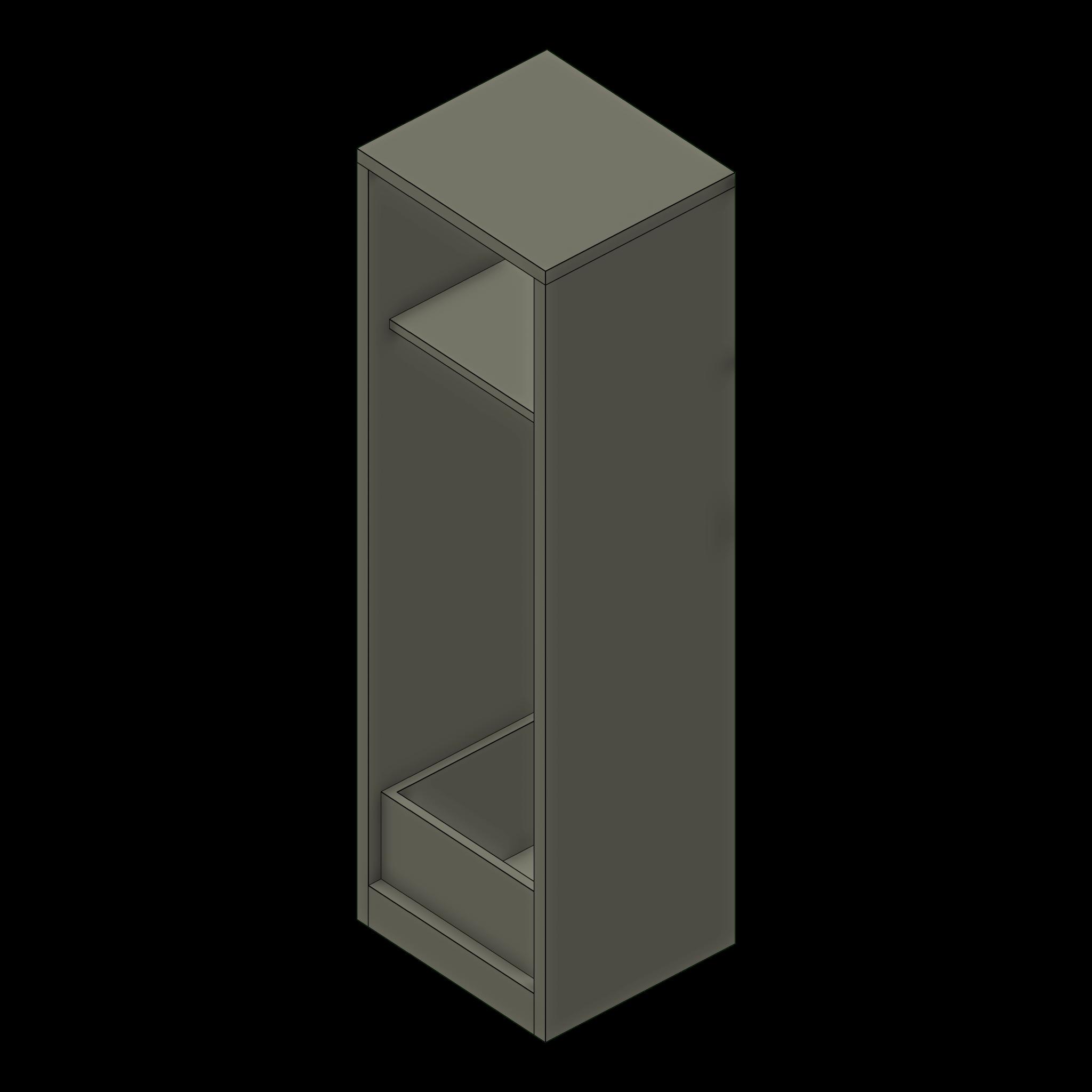 SSG Cabinet Janitor SST 25 Wide Open