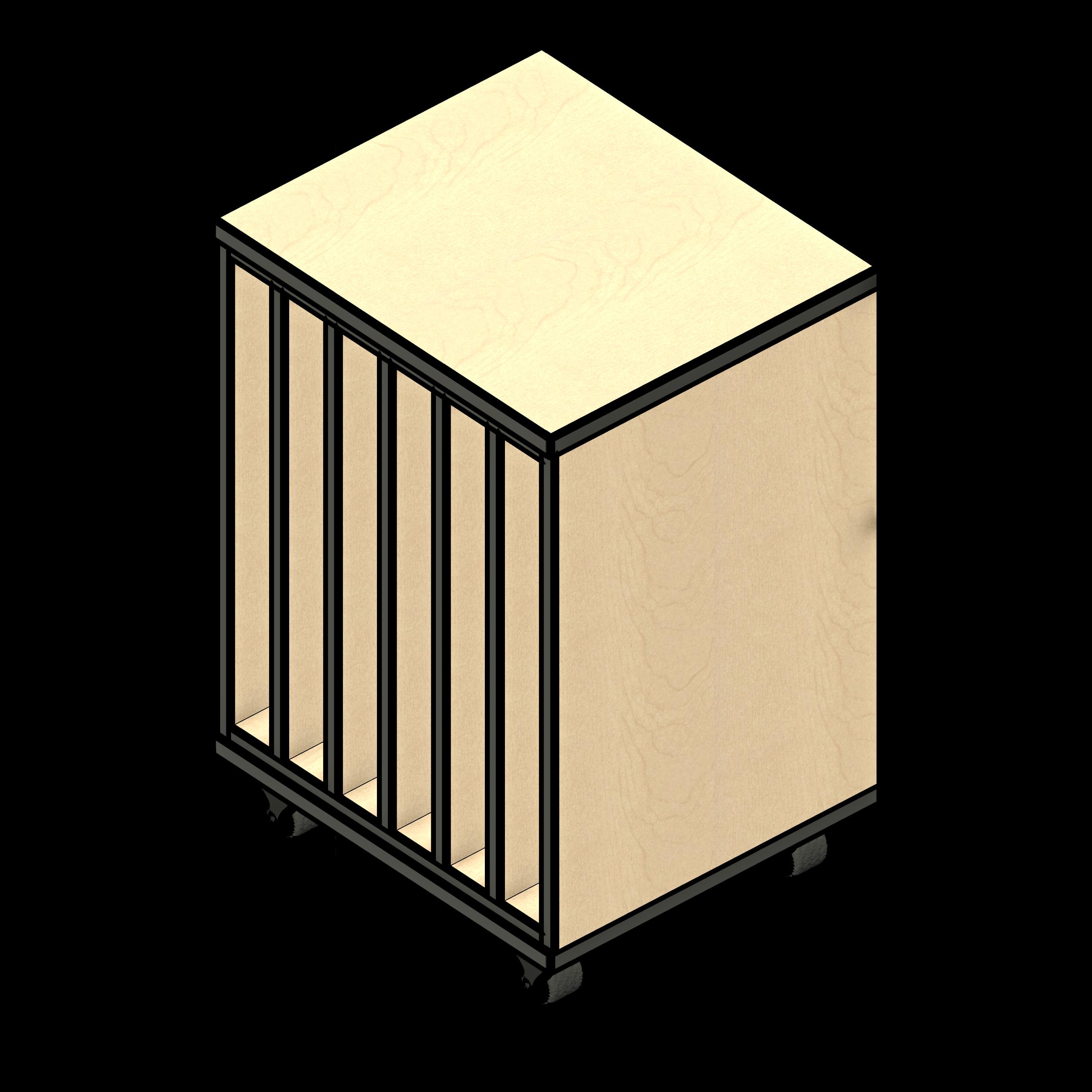 SSG Cart Open Front Book Browse LAM