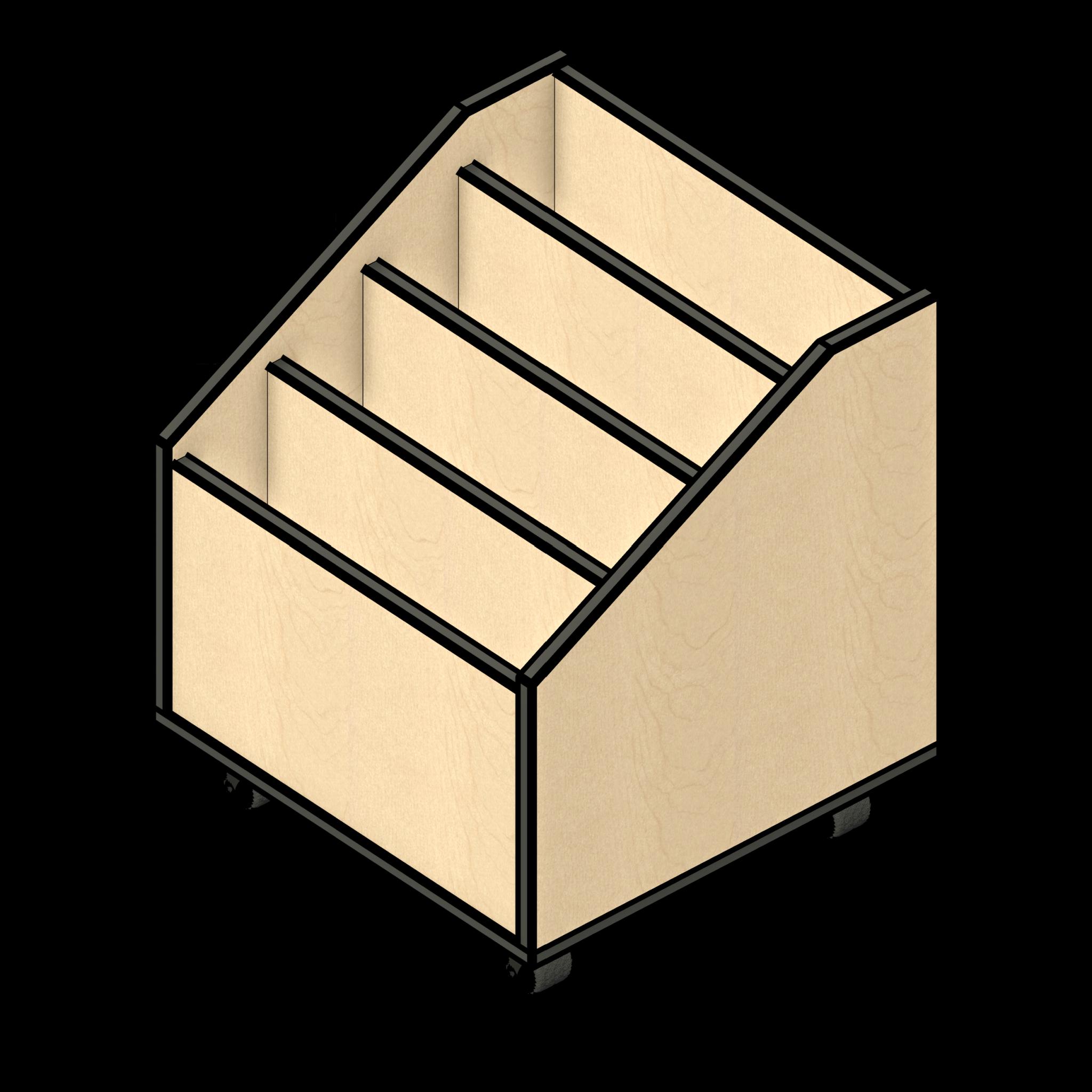 SSG Cart Open Top Book Browse 24 23 24 Casters