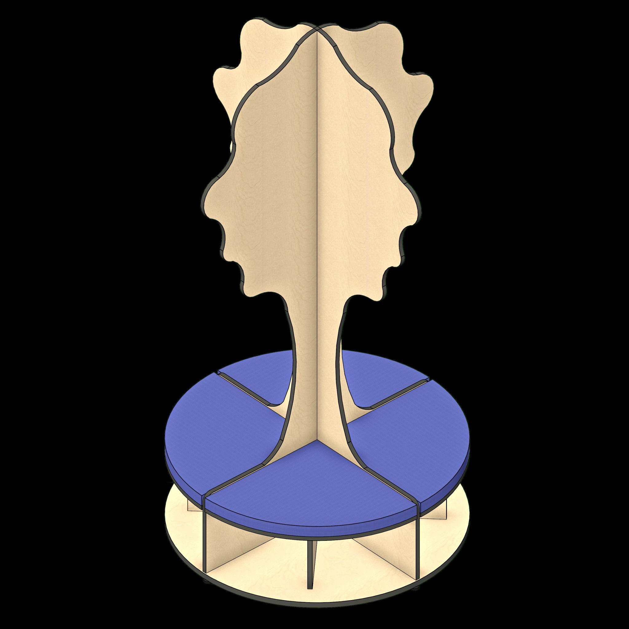 SSG Bench Reading Tree LAM 2 Inch Cushion Seating