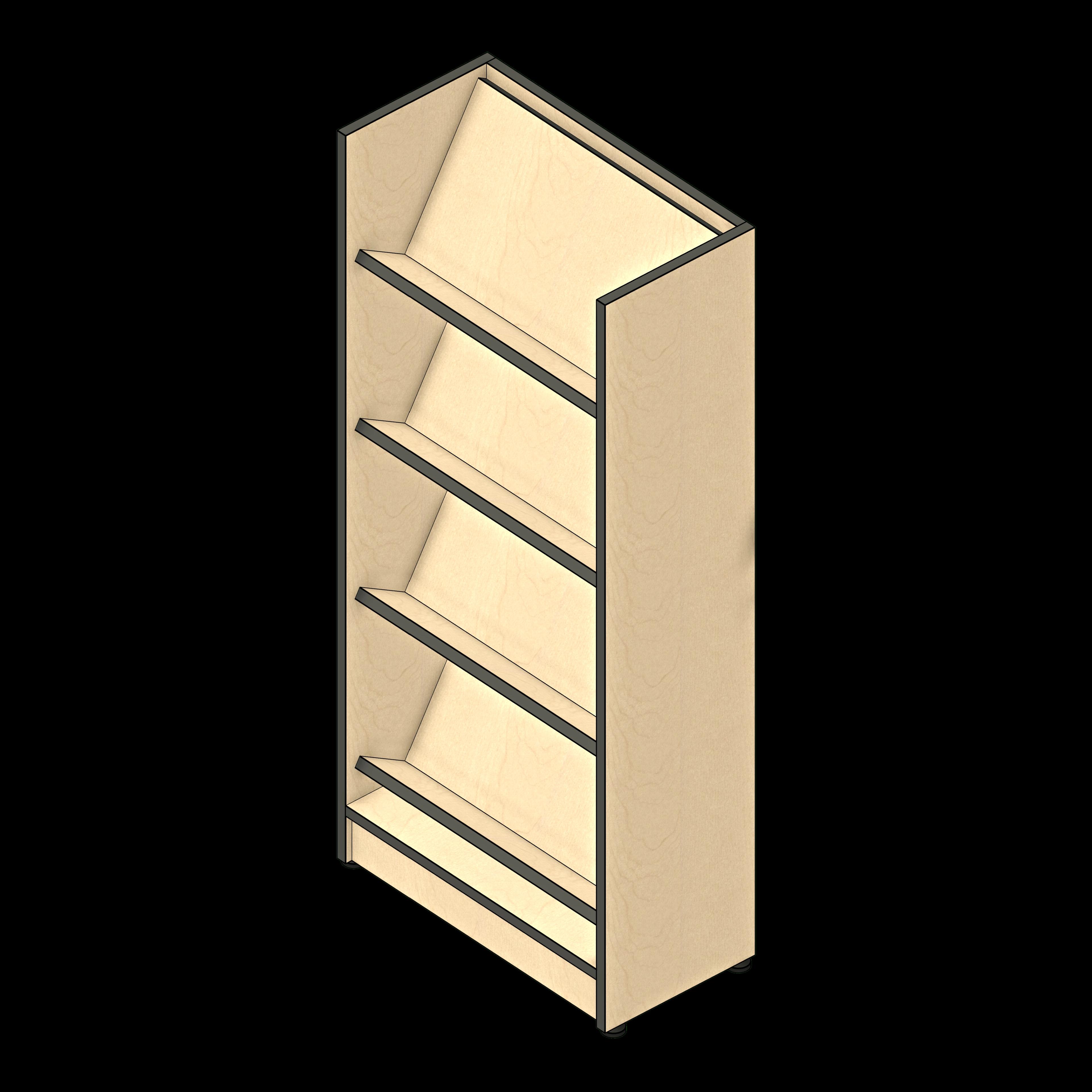 SSG Shelving Magazine Angled LAM 241254