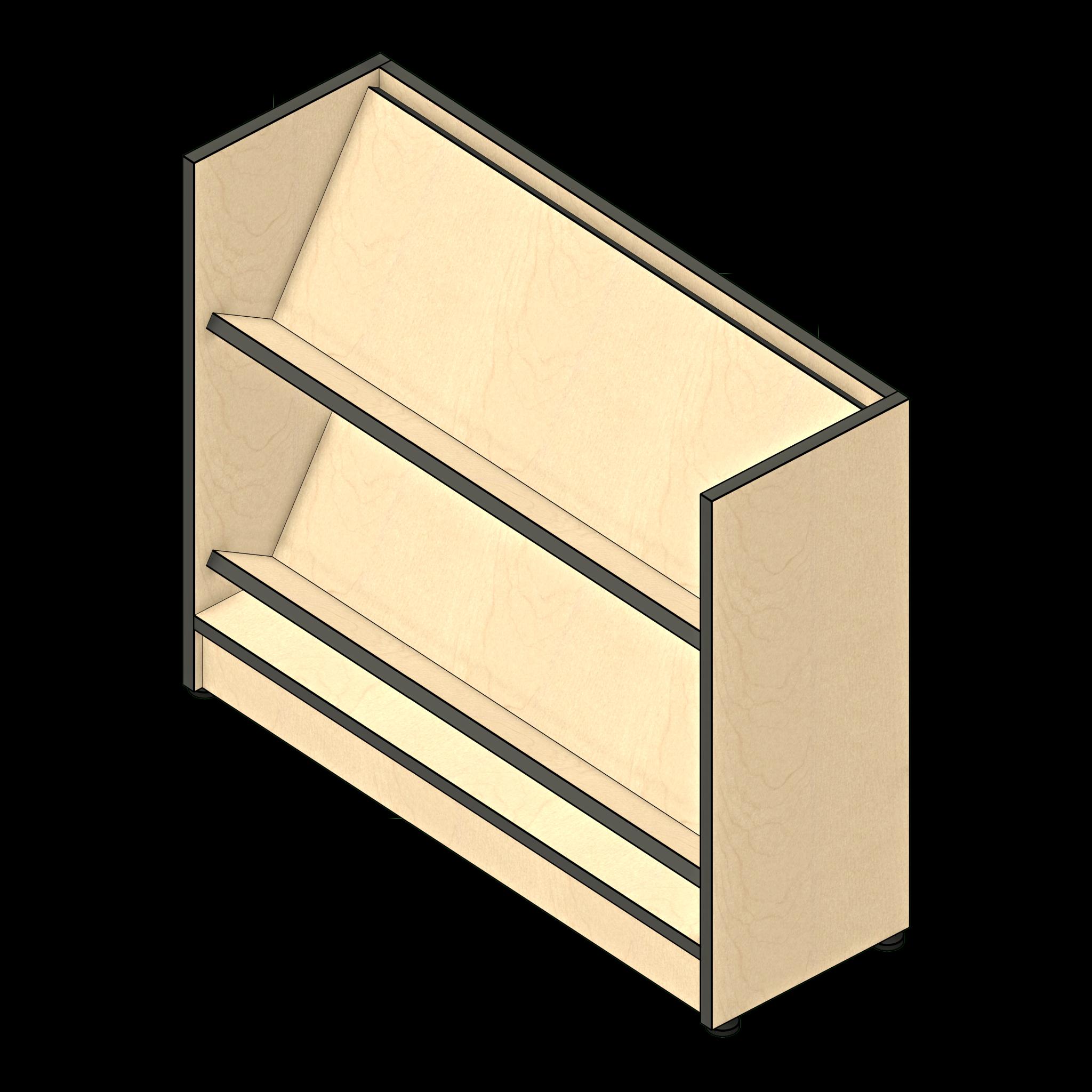 SSG Shelving Magazine Angled LAM 361230