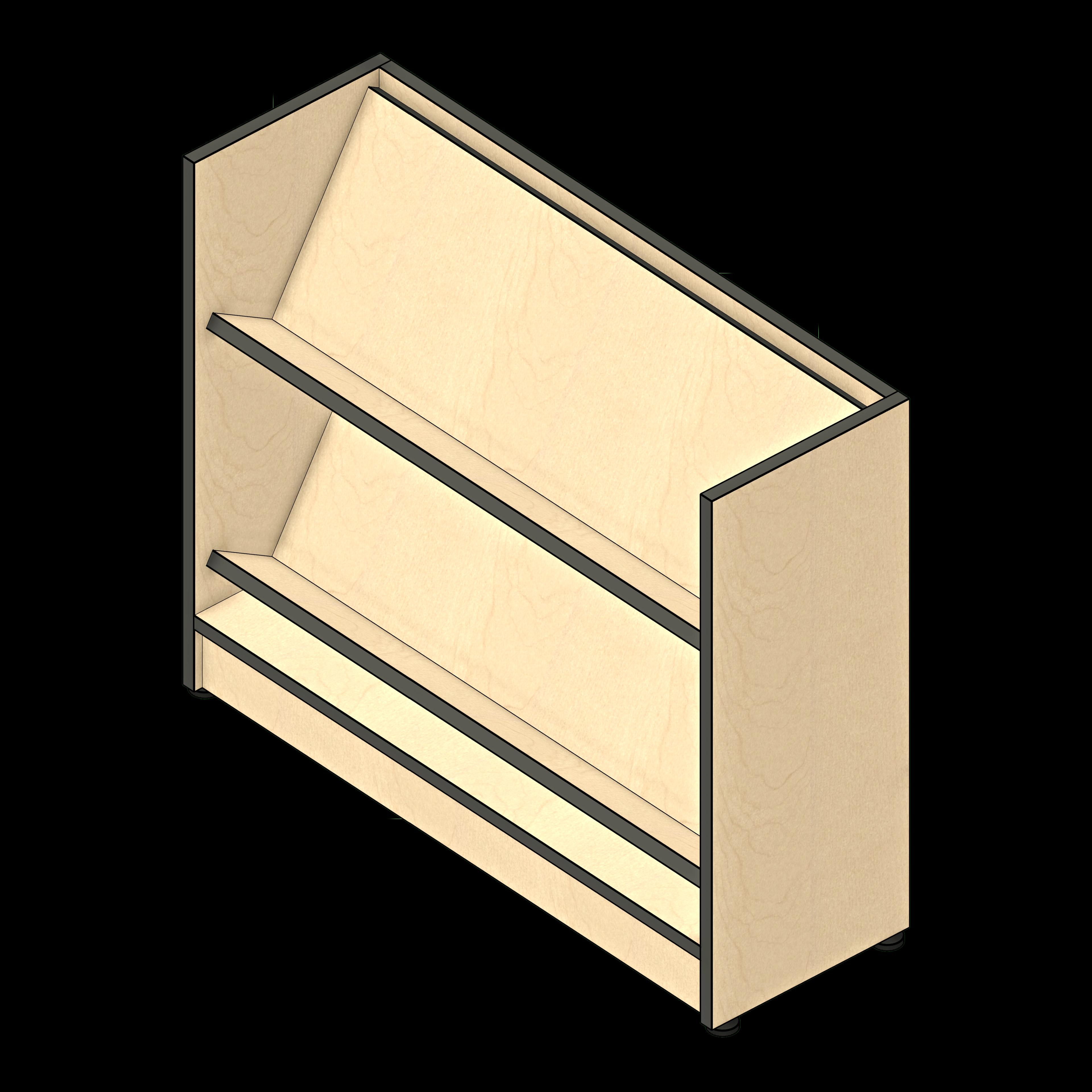 SSG Shelving Magazine Angled LAM 361230