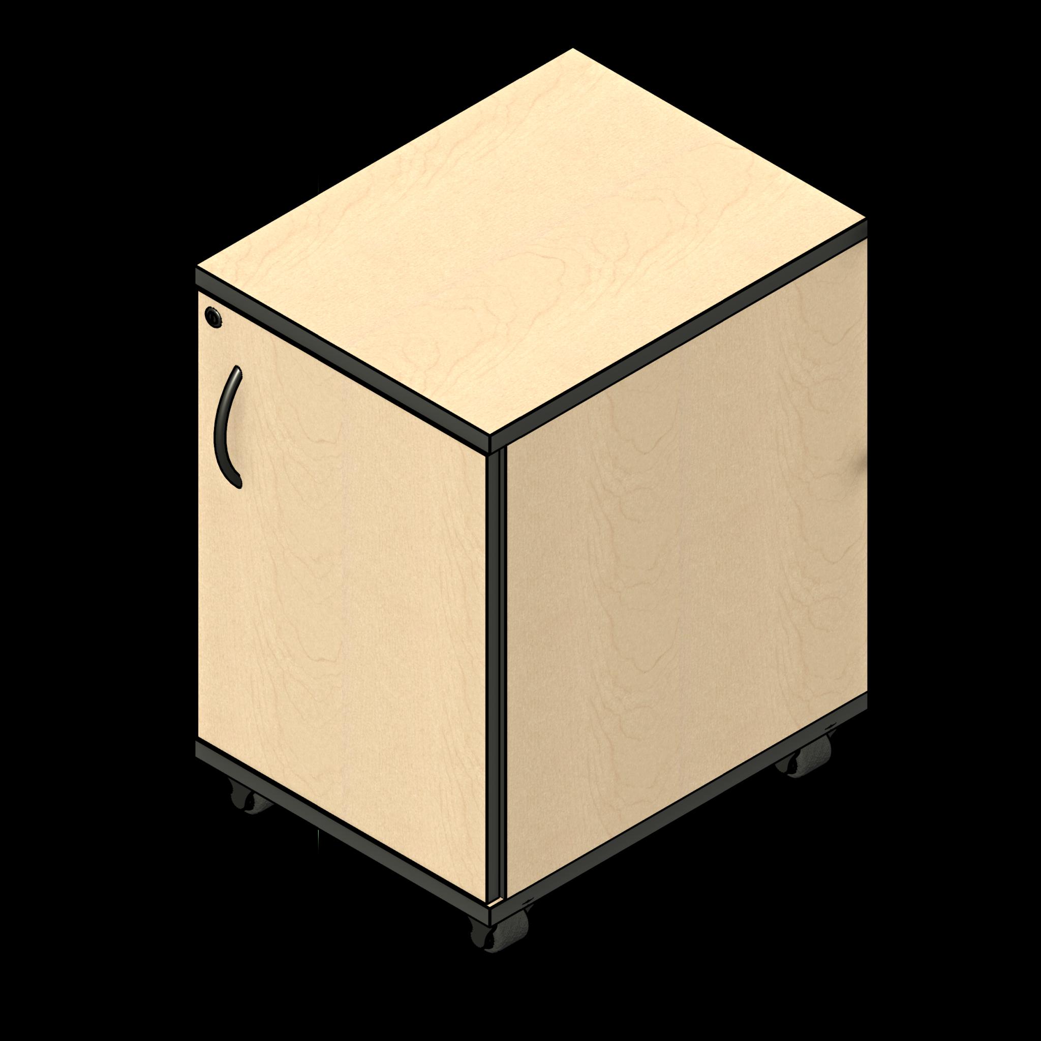 SSG Desk Circulation Inline Mobile LAM 1 Door Right Hinged