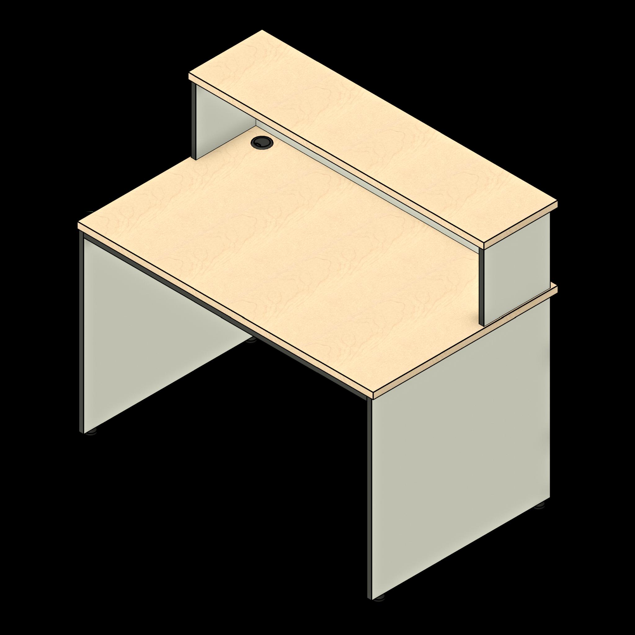 SSG Desk Circulation Rectangle LAM Transaction Top