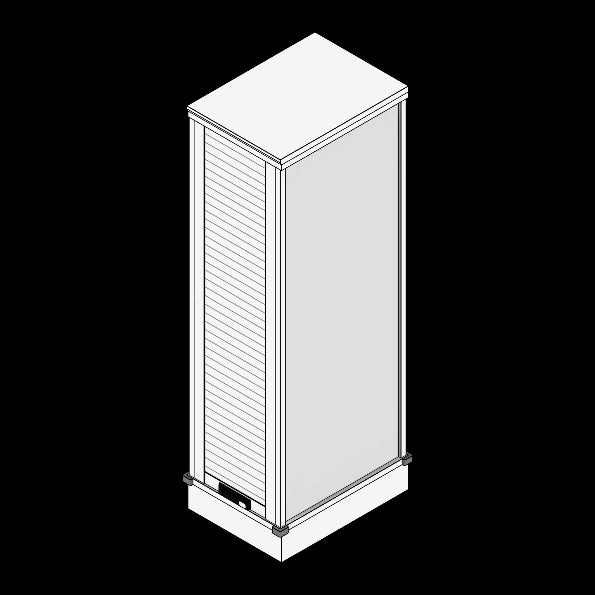 SSG Cart Medical Supply ALU Roll Down Door