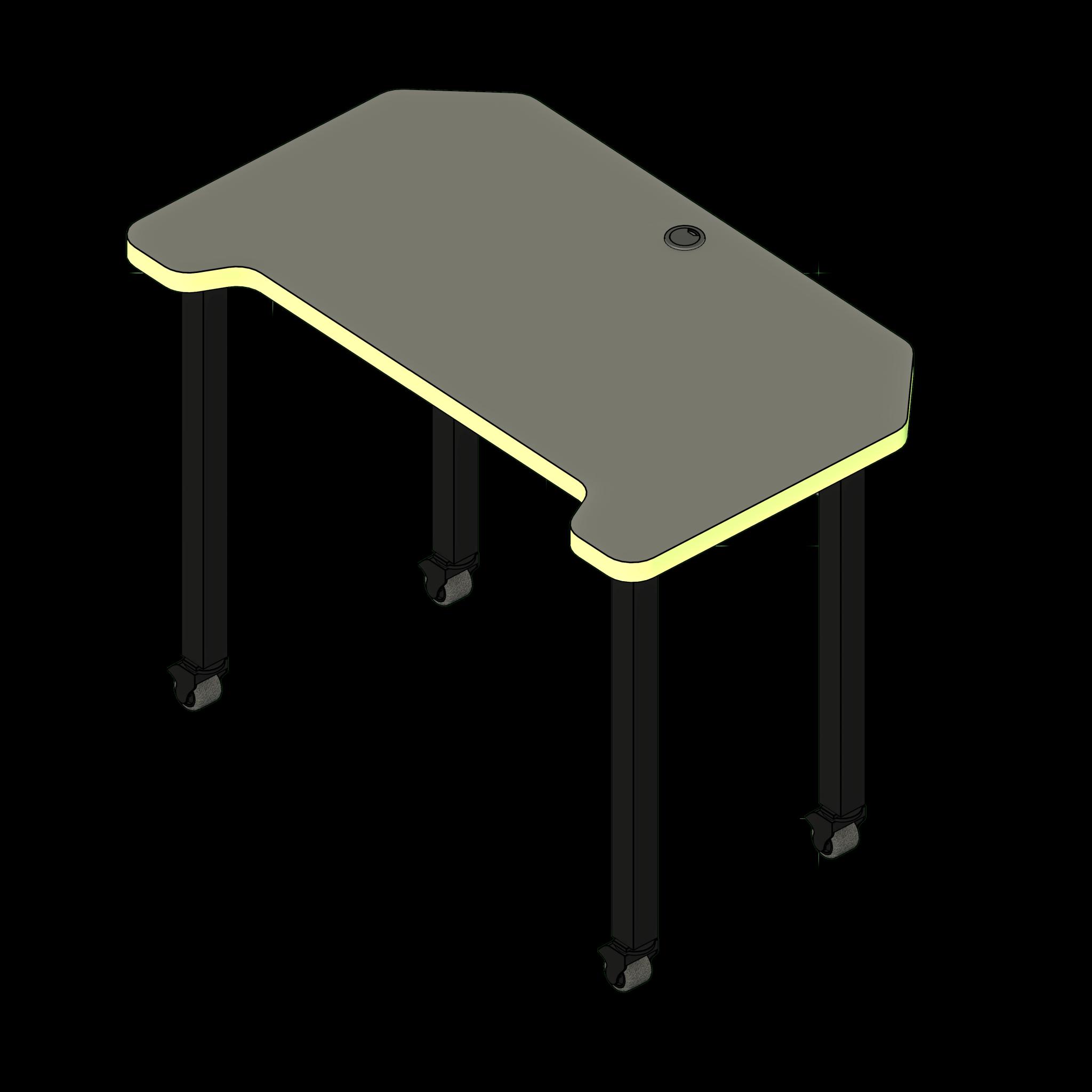 SSG Desk Gamer ESport Mobile LAM Square Casters