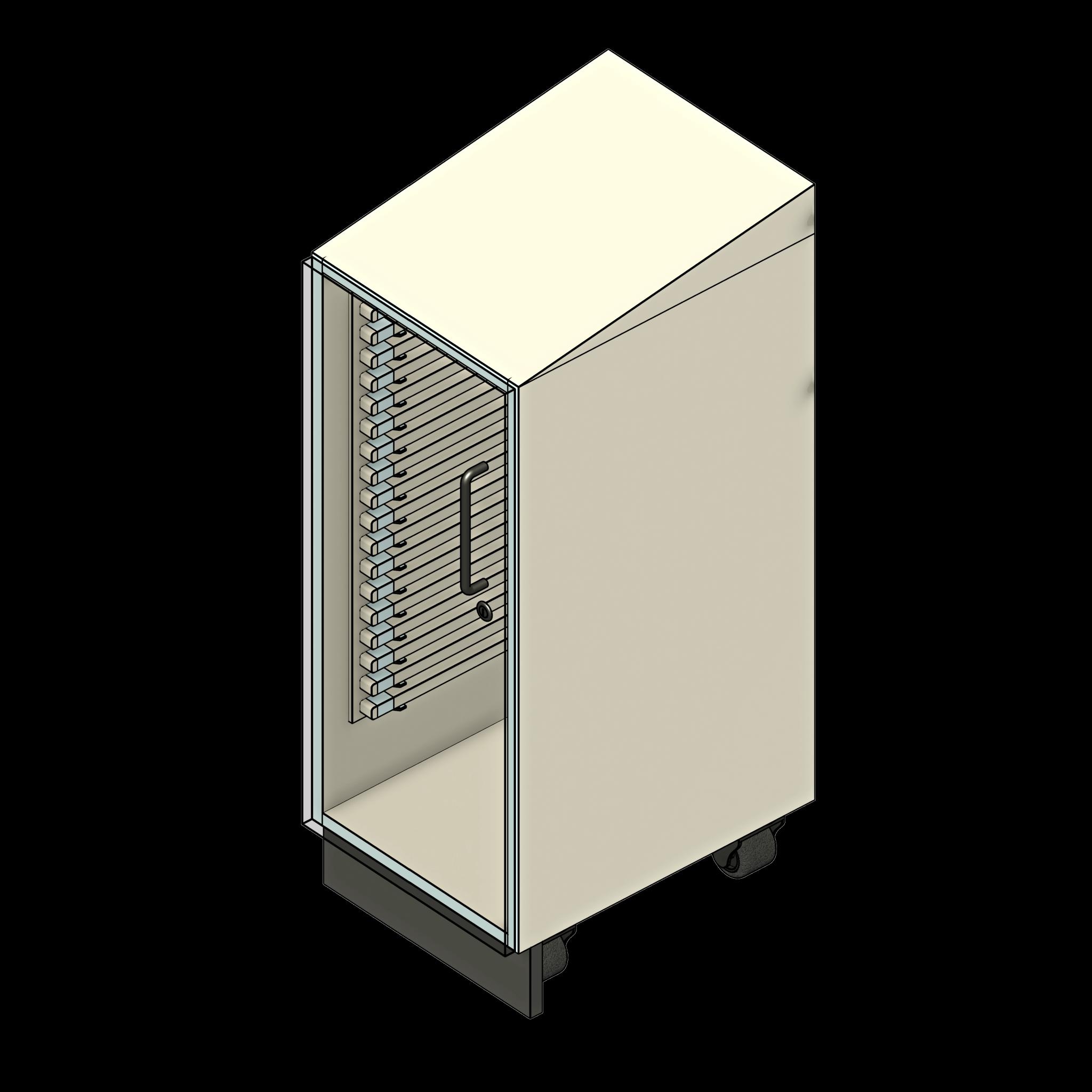 SSG Cabinet Modular Medical Supply Base LAM BU355 Plastic Door