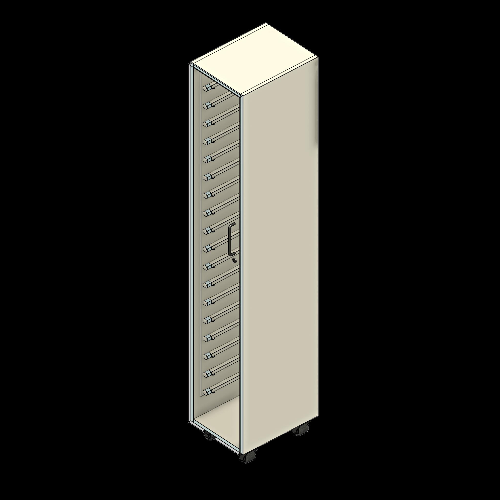 SSG Cabinet Modular Medical Supply Full LAM FH355 Plastic Door