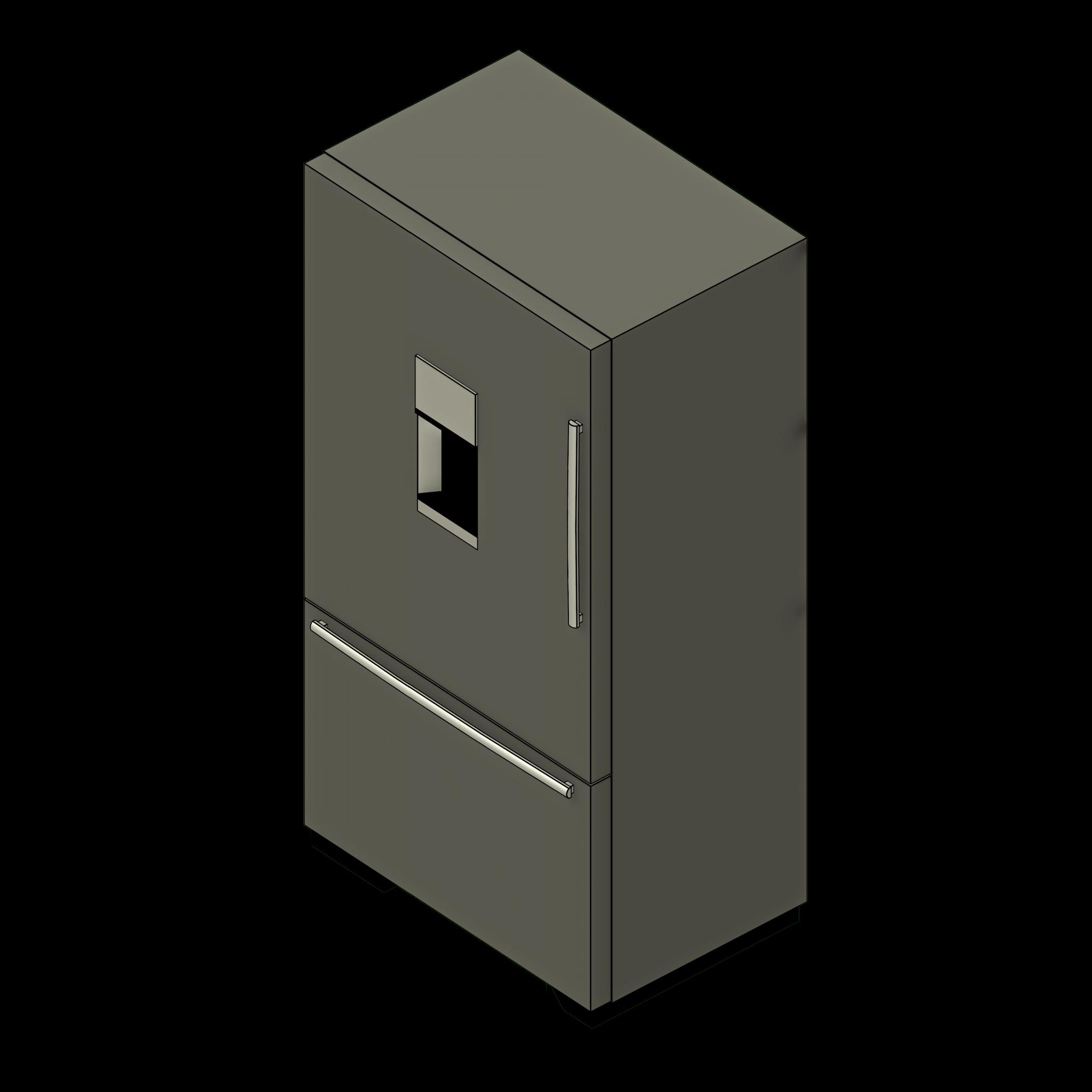 SSG Generic Refrigerator SST Bottom Freezer