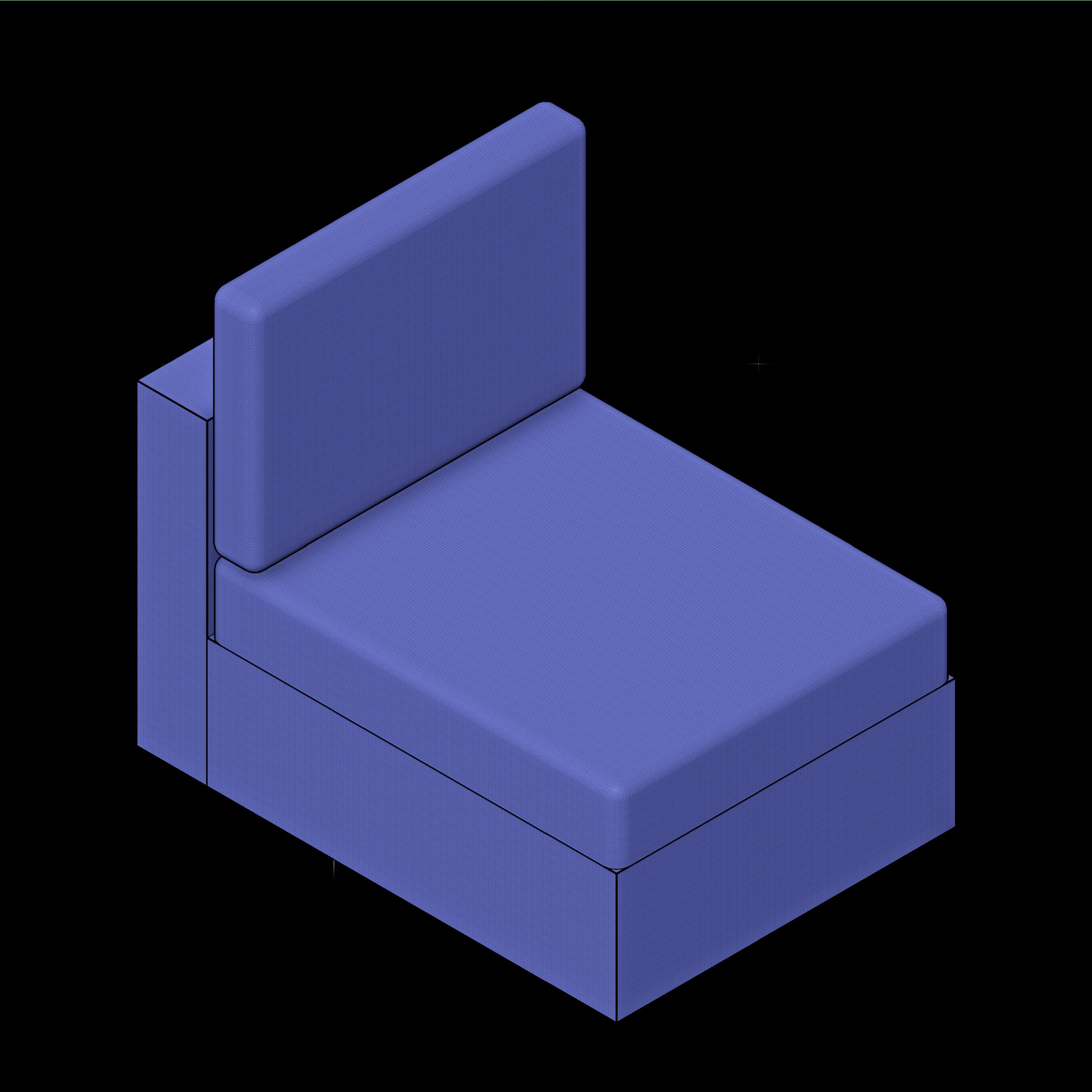 SSG Couch Sectional Modular UPH Deep