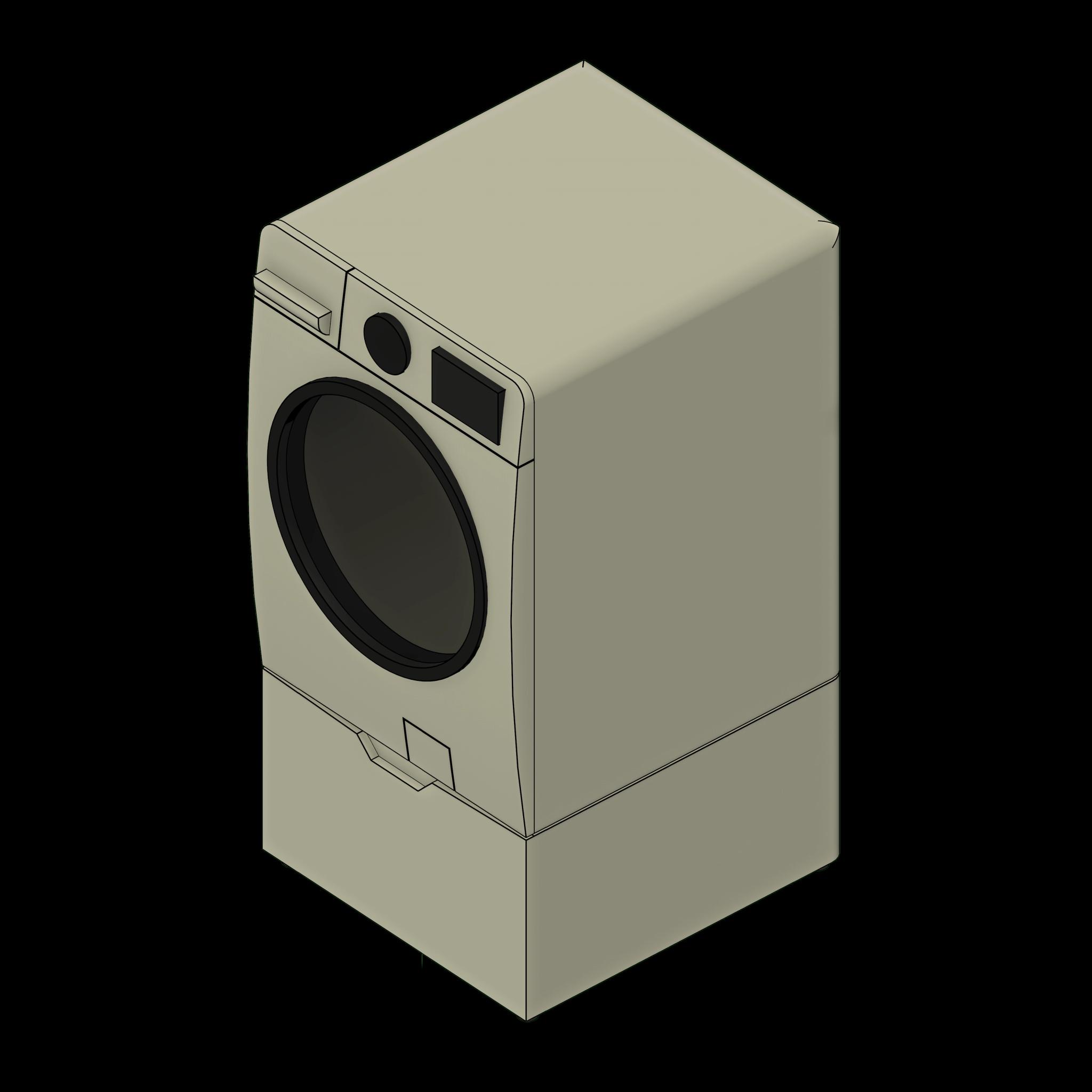 SSG Appliance Washer Dryer PCS Washer Pedestal