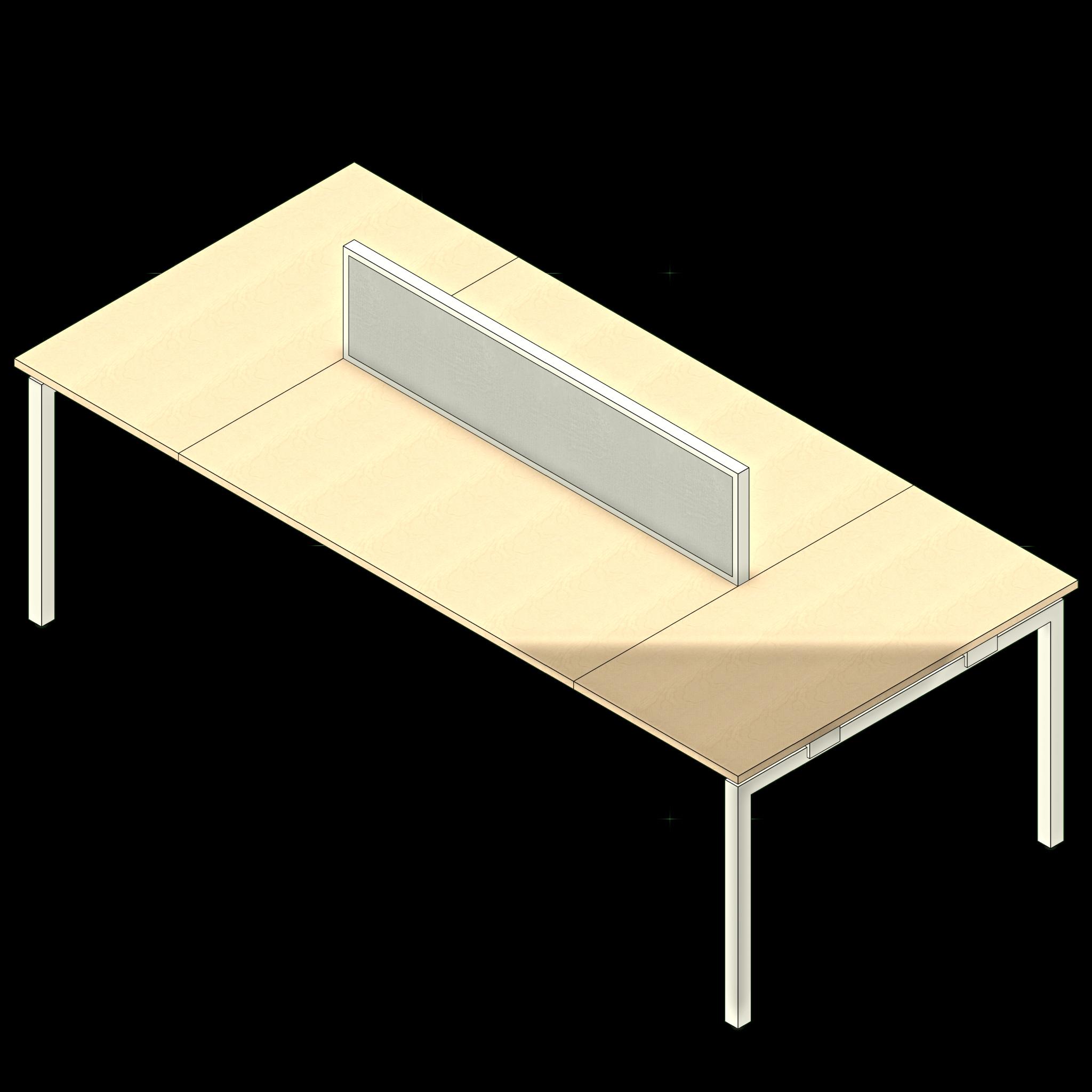 SSG Desk Modular LAM Double Sided Privacy Screen Conference Ends
