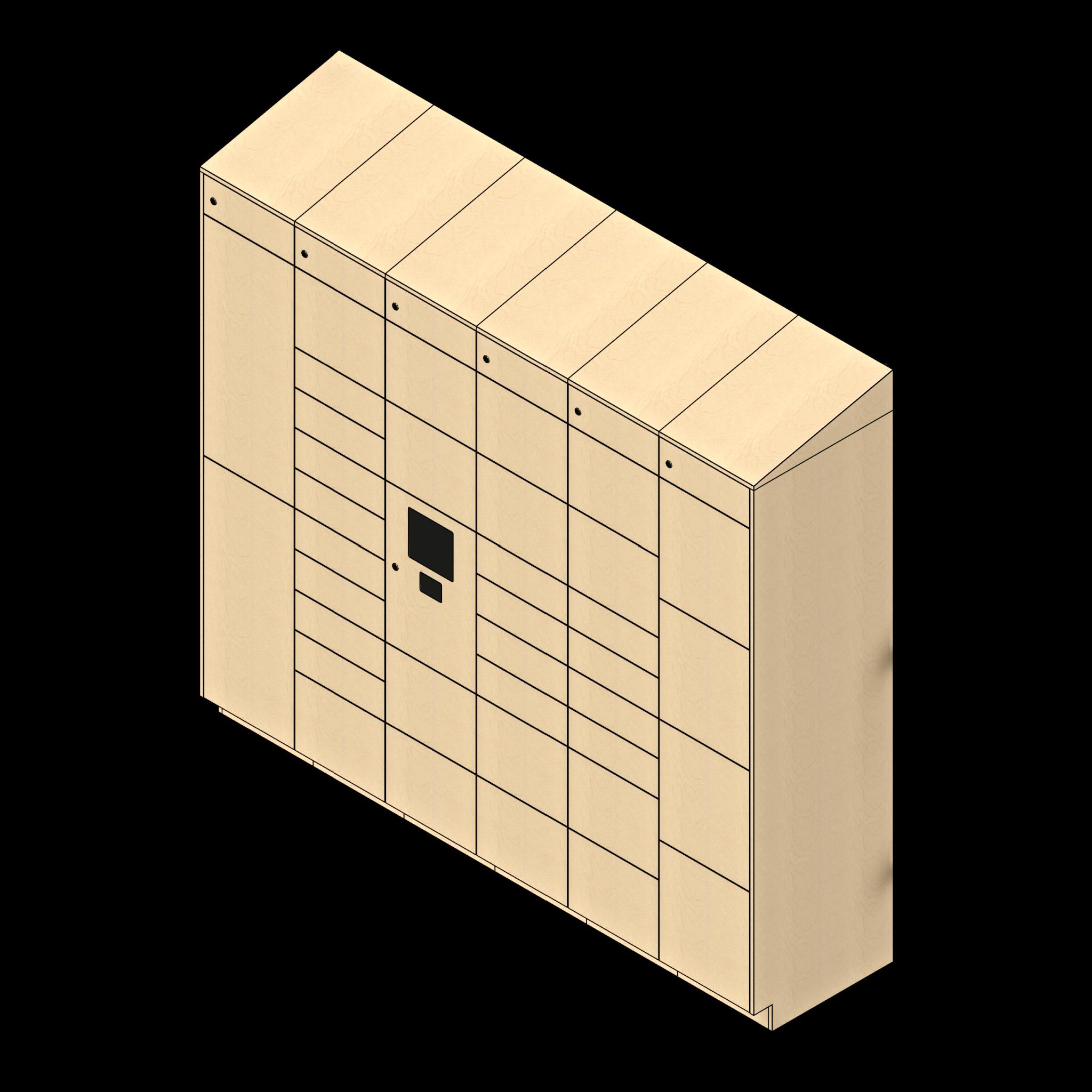  SSG Locker Smart Parcel No Access LAM Sample System Sloped Top