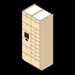 SSG Locker Smart Parcel 14 Openings PCS F1F4F4F8